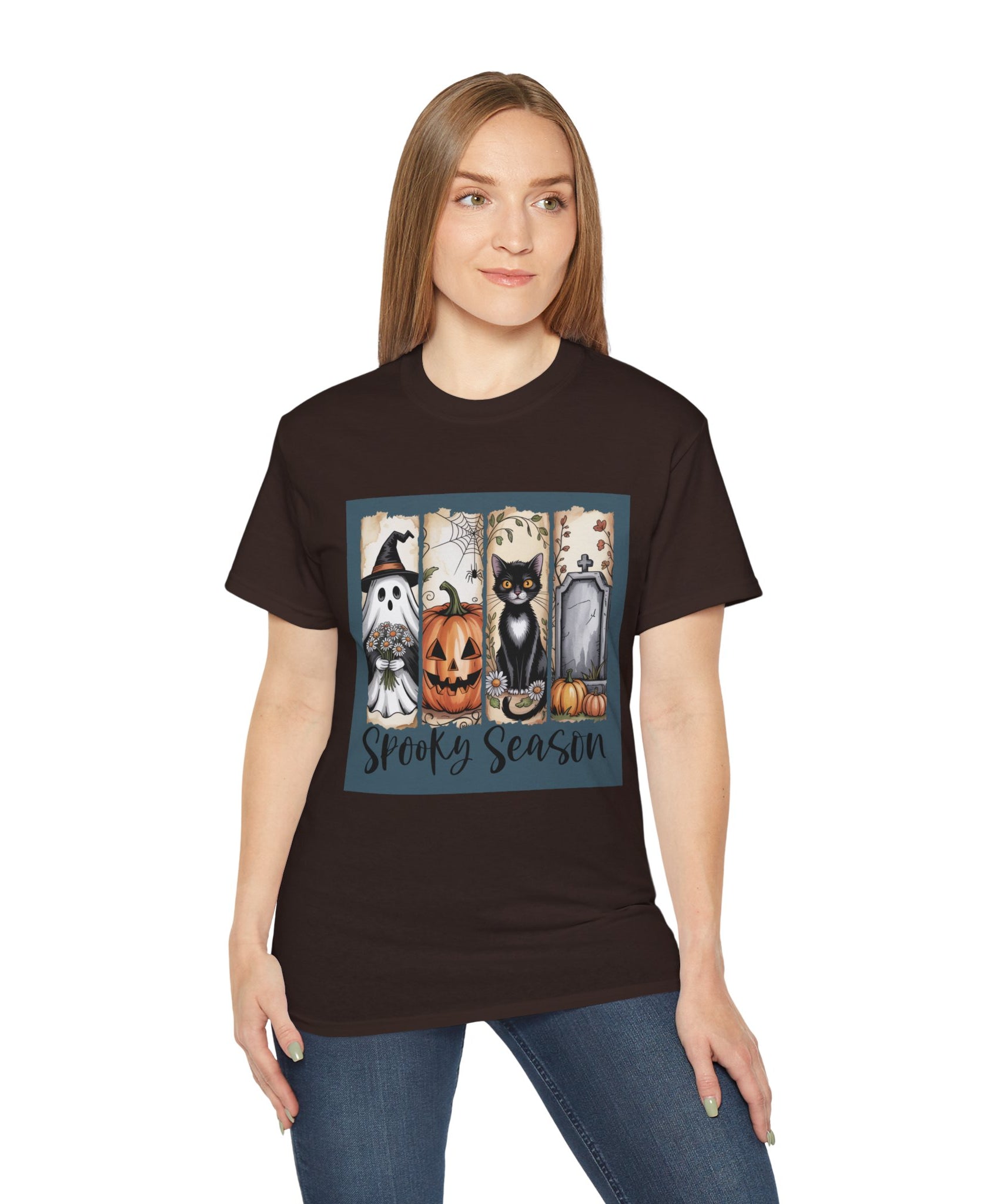 Unisex Spooky Season Tee - Inspirational Casual Wear, Christian T-Shirt, Motivational Gift, Faith-Based Apparel, Everyday Comfort - Gallory Hive