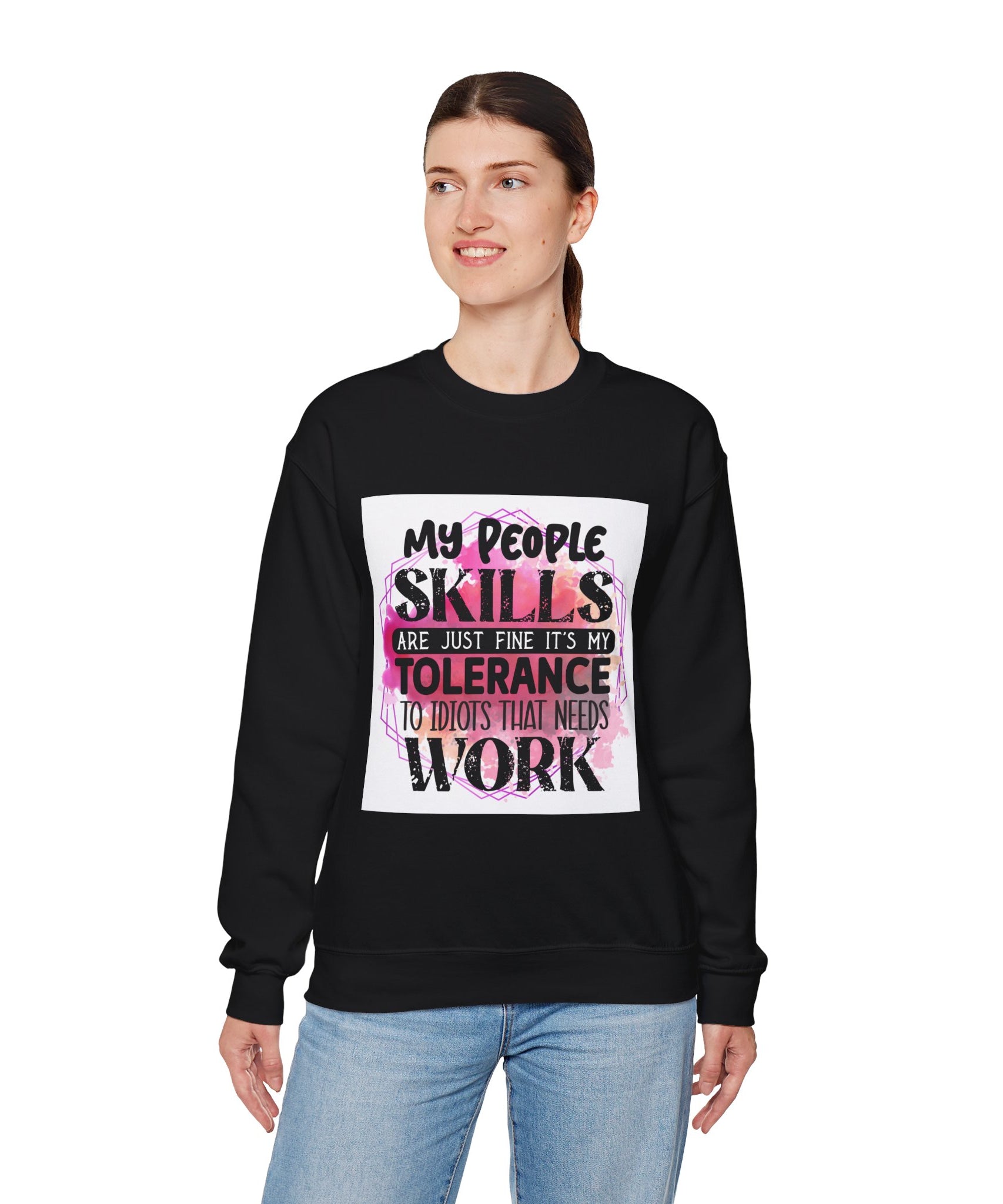 My people skills are just fine Quote Unisex Sweatshirt - Casual Humor Apparel, Gift for Friends, Family - Gallory Hive