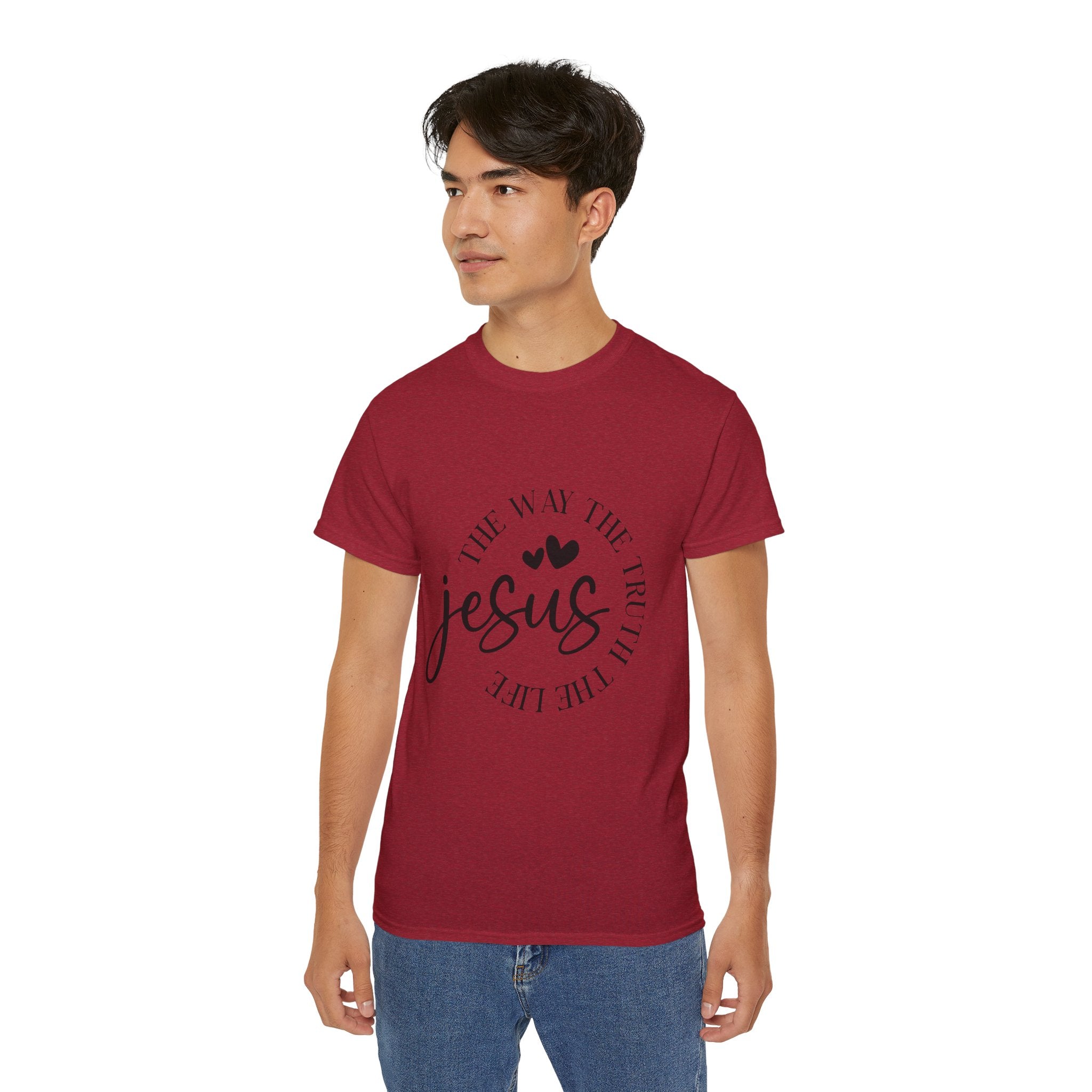 Unisex The way the Truth Tee - Inspirational Casual Wear, Christian T-Shirt, Motivational Gift, Faith-Based Apparel, Everyday Comfort
