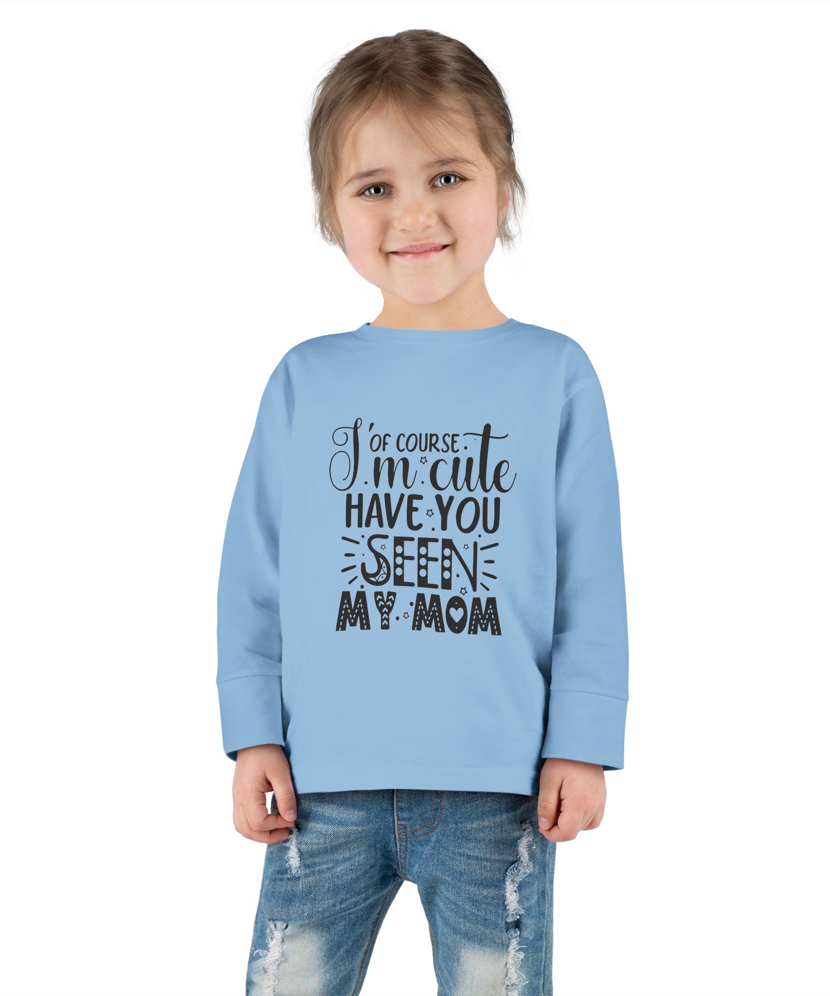 Toddler Long Sleeve Tee - Cute Gift for Dads, Family Celebrations, Birthday Party - Gallory Hive