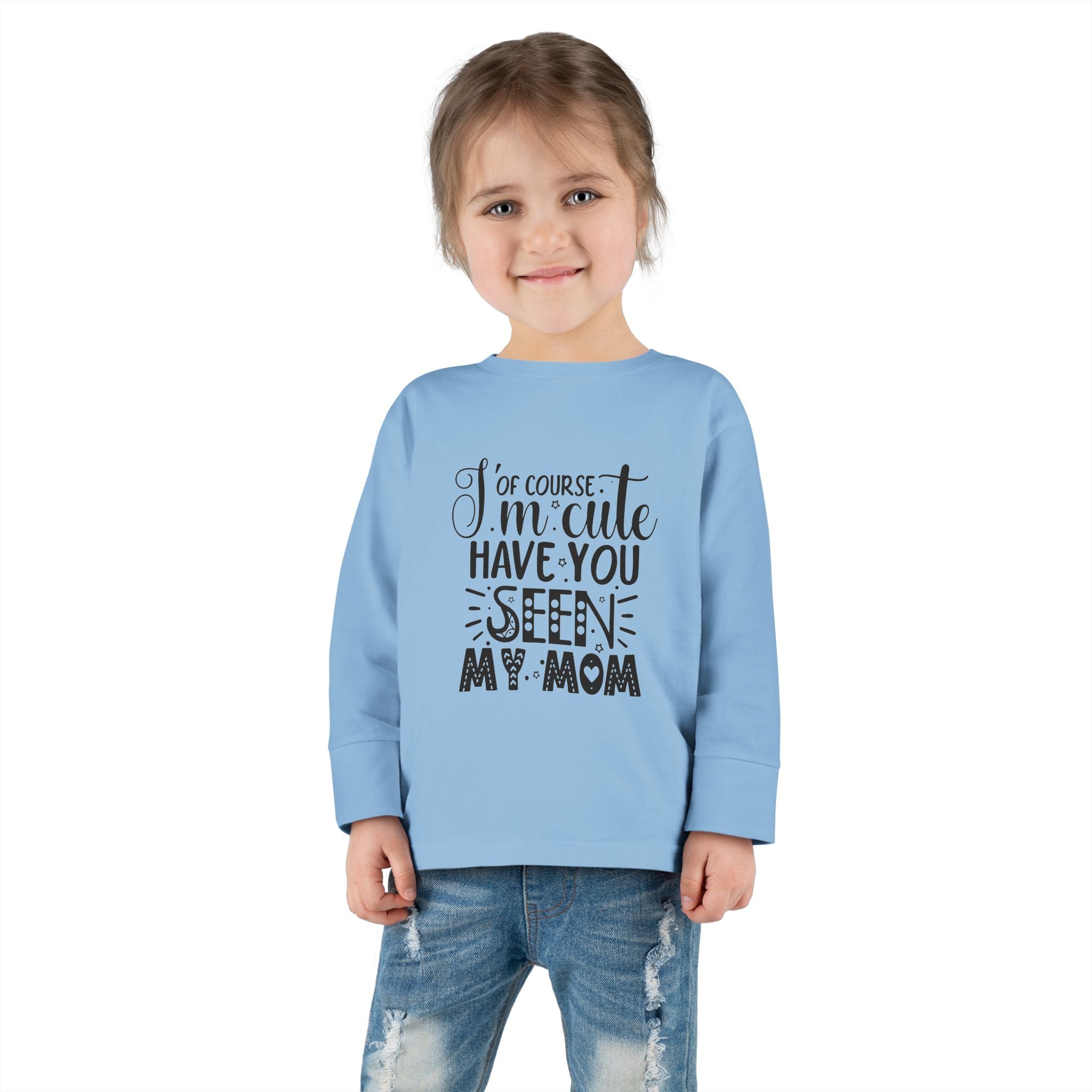 Toddler Long Sleeve Tee - Cute Gift for Dads, Family Celebrations, Birthday Party