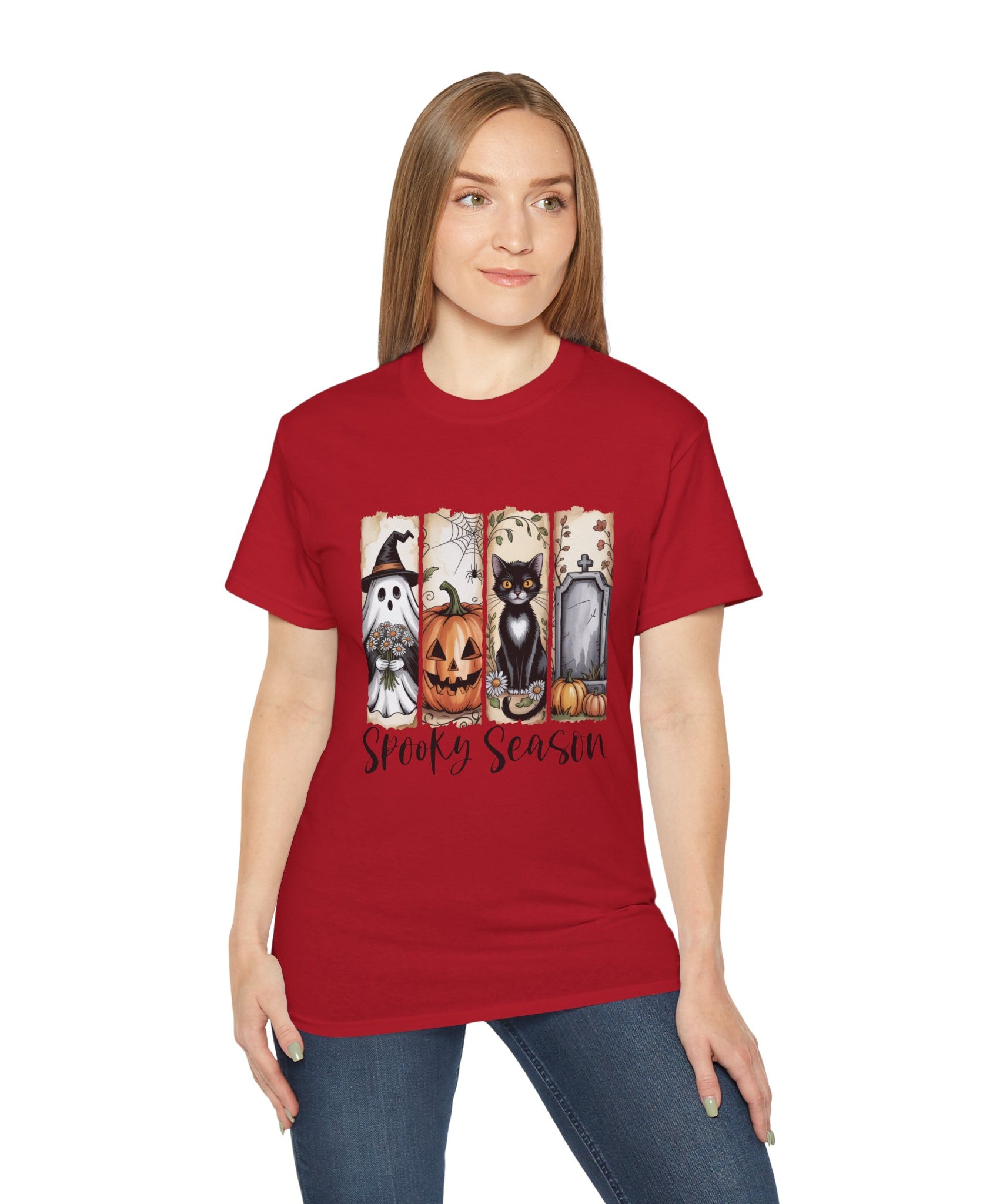 Unisex Spooky Season Tee - Inspirational Casual Wear, Christian T-Shirt, Motivational Gift, Faith-Based Apparel, Everyday Comfort - Gallory Hive
