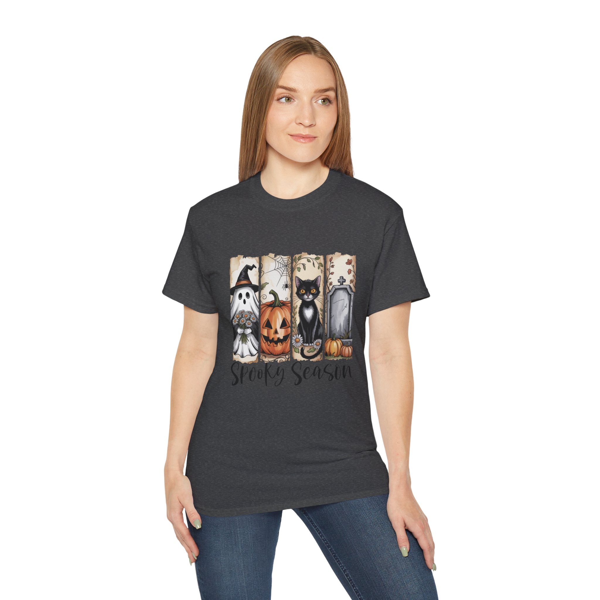 Unisex Spooky Season Tee - Inspirational Casual Wear, Christian T-Shirt, Motivational Gift, Faith-Based Apparel, Everyday Comfort - Gallory Hive