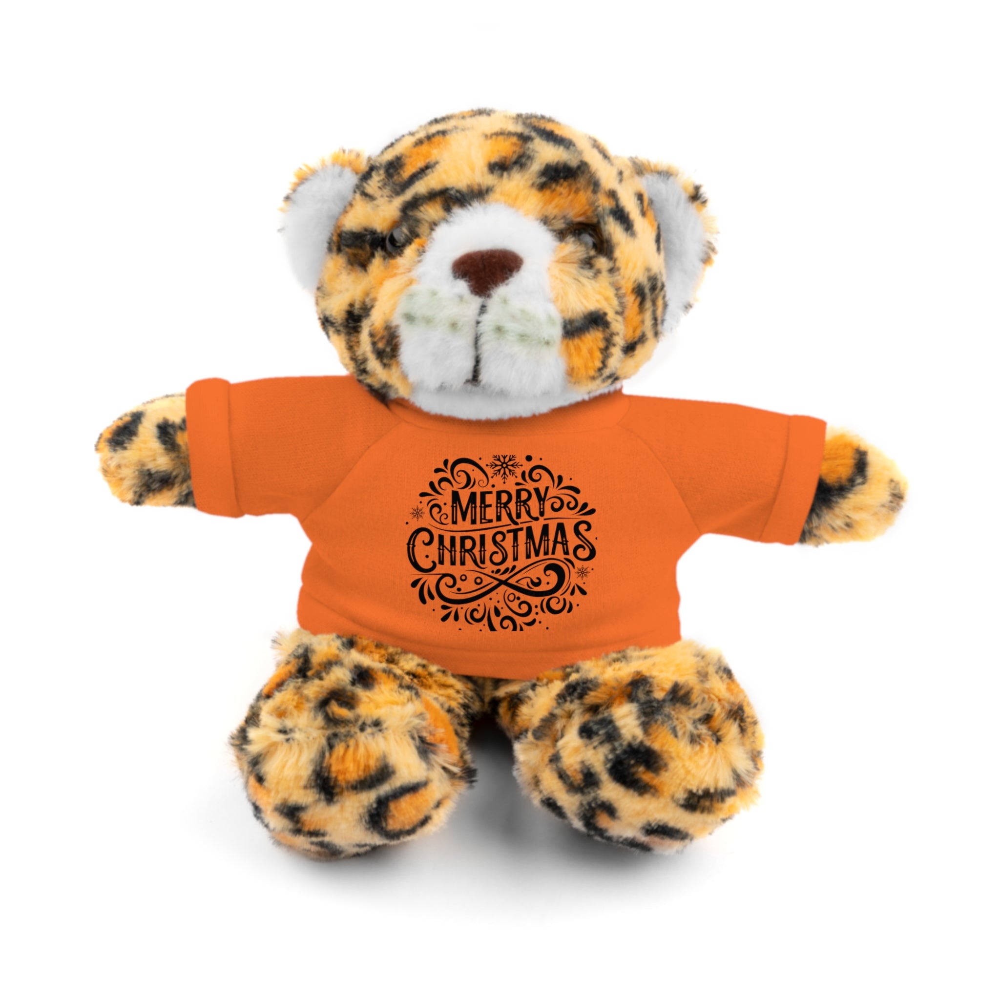 Festive Merry Christmas Stuffed Jaguar | Gallory Hive