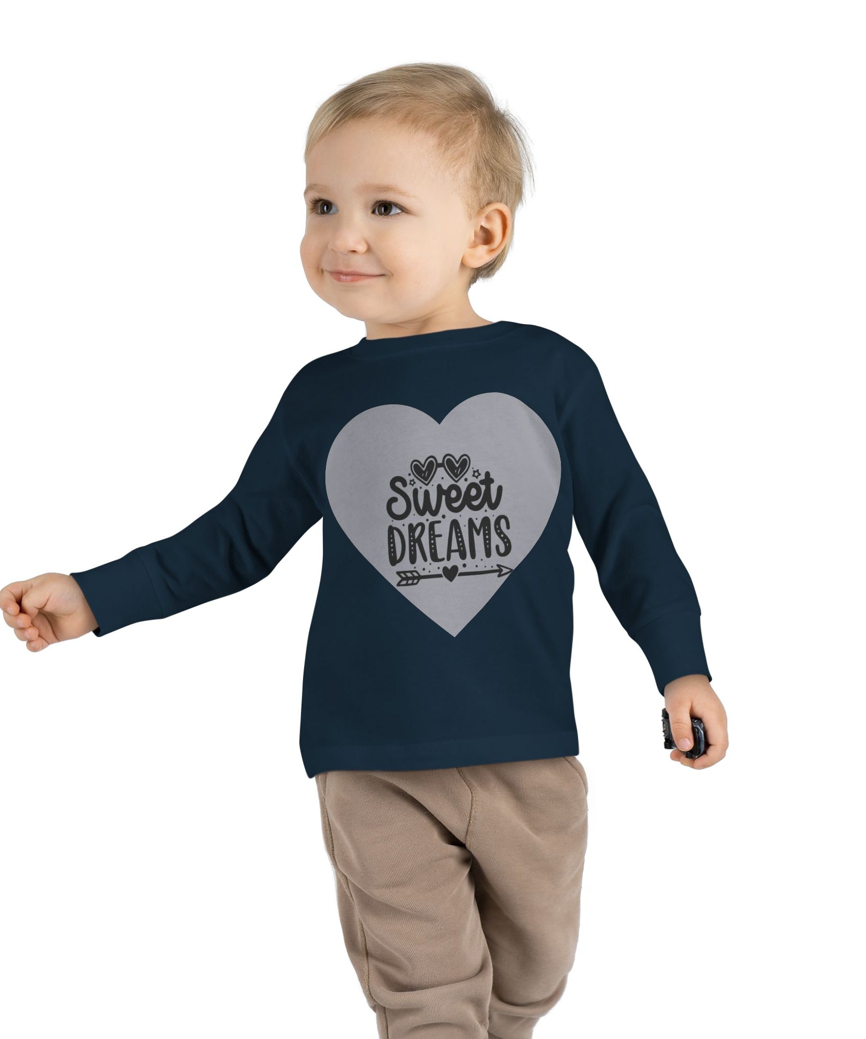 Toddler Long Sleeve Tee - Cute Gift for Dads and Family Celebrations - Gallory Hive