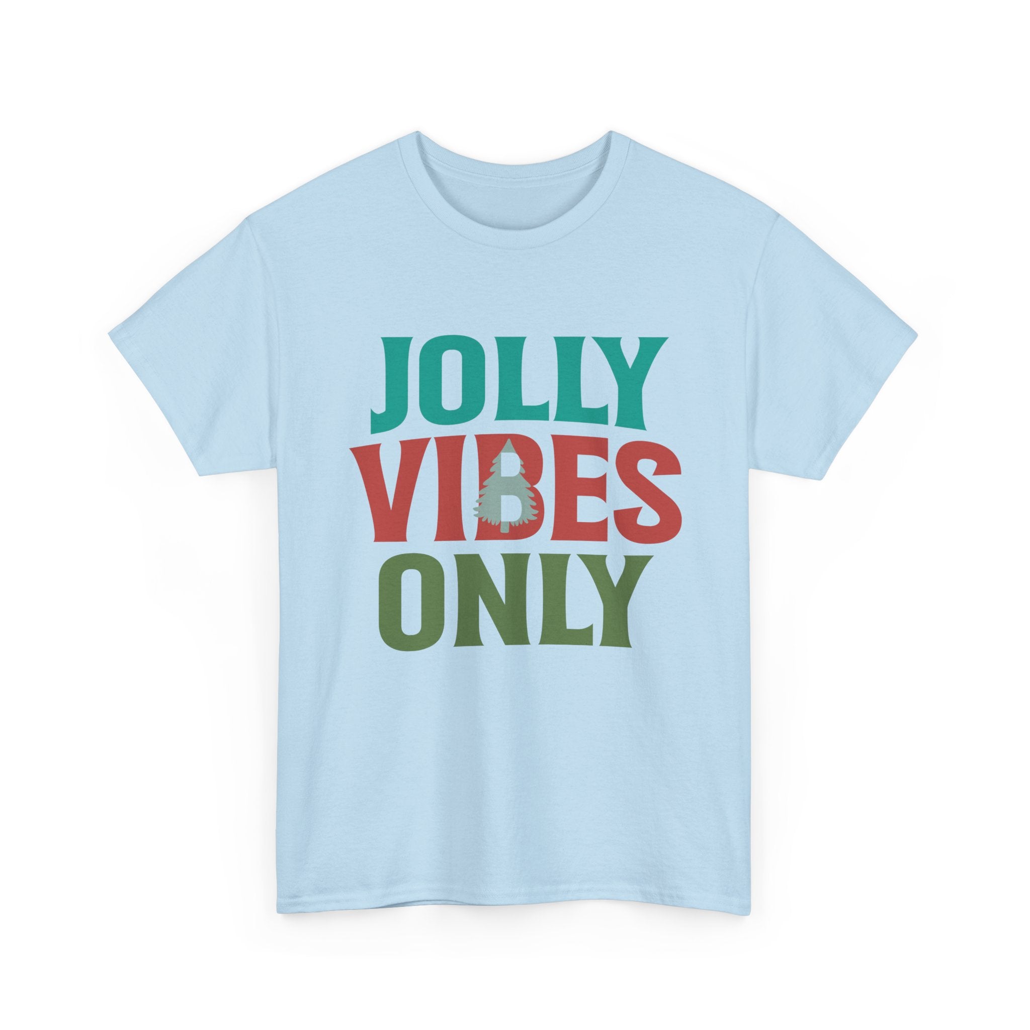 Festive Jolly Vibes Christmas T-Shirt | Gallory Hive