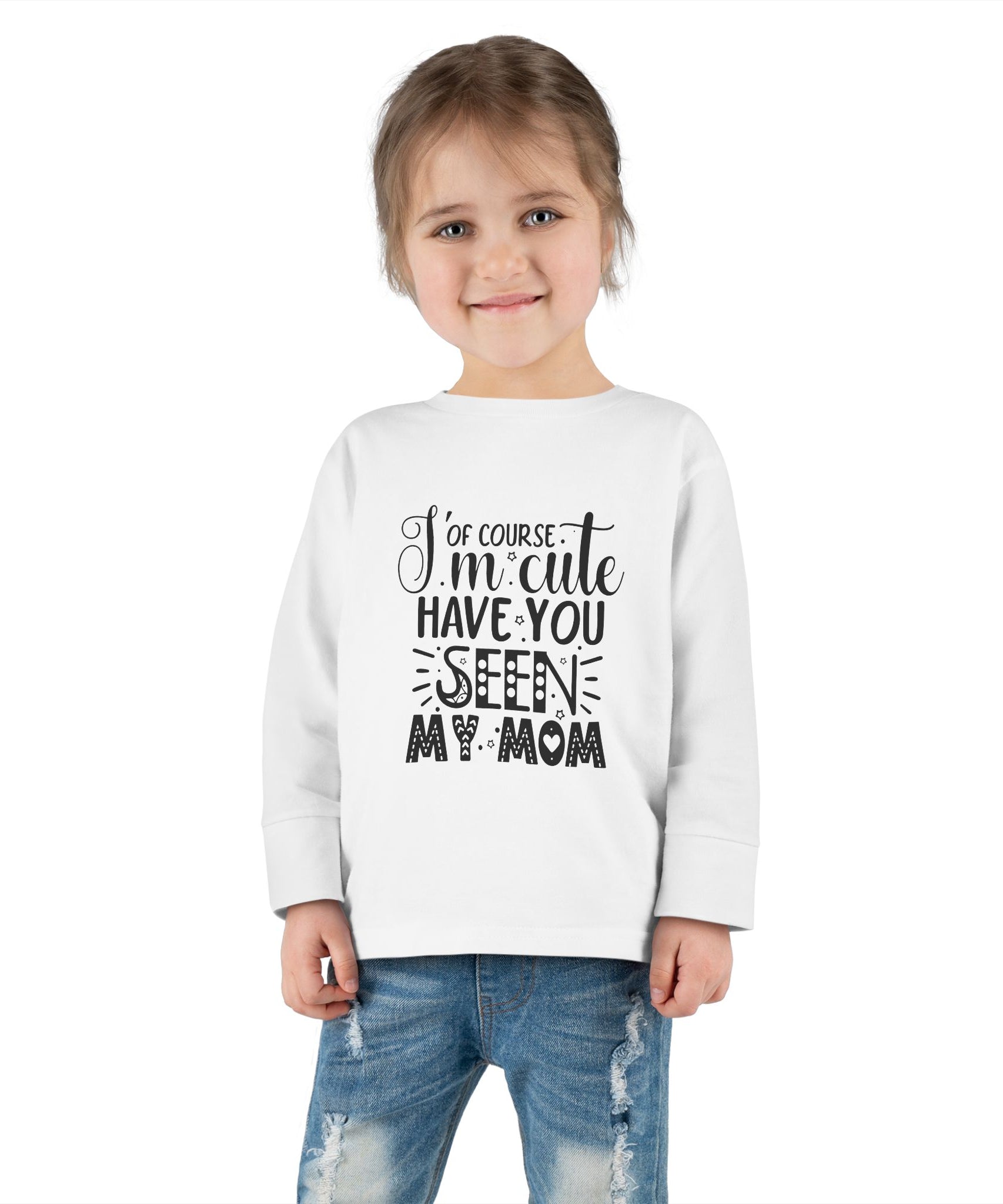 Toddler Long Sleeve Tee - Cute Gift for Dads, Family Celebrations, Birthday Party - Gallory Hive