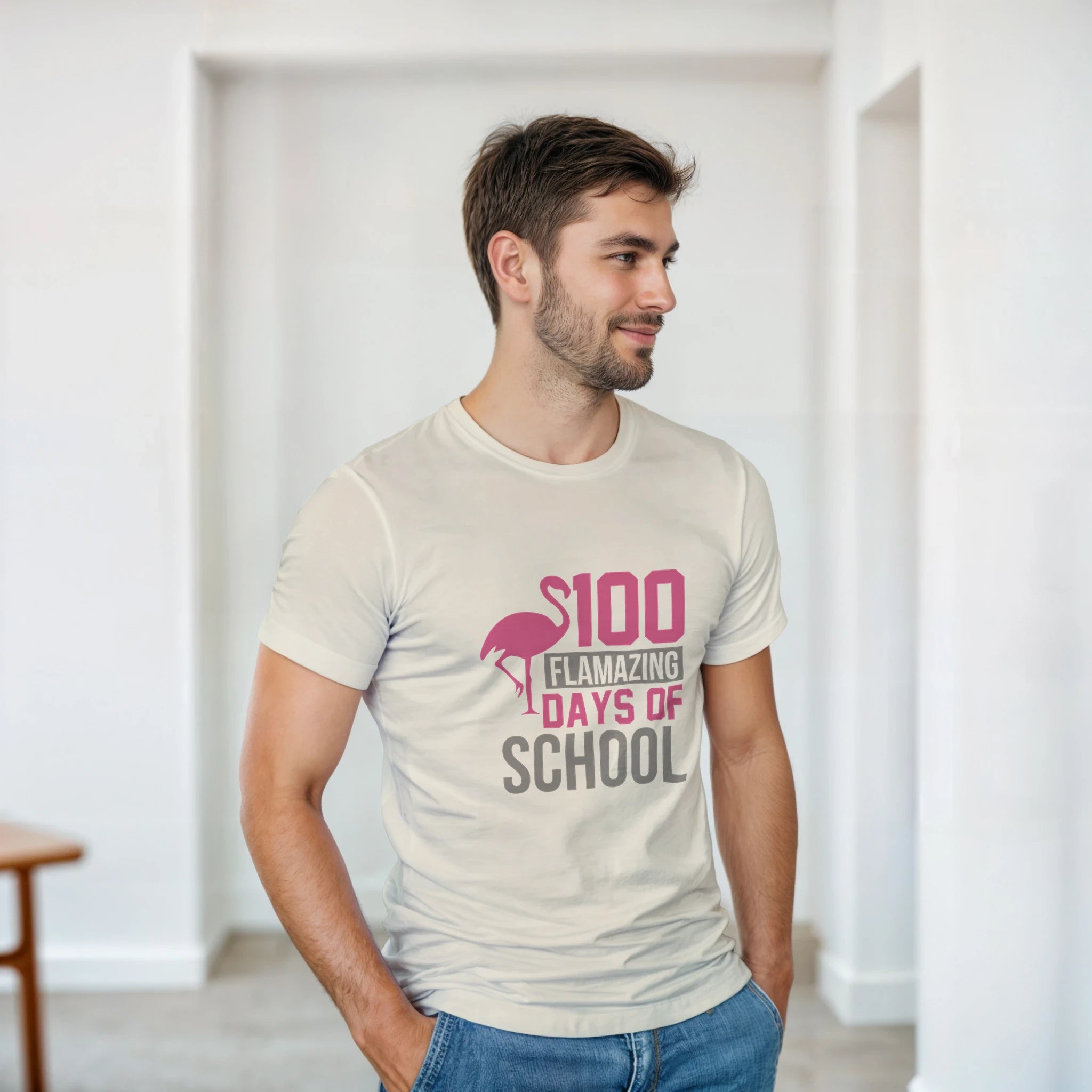 Flamingo Unisex Crewneck T-Shirt