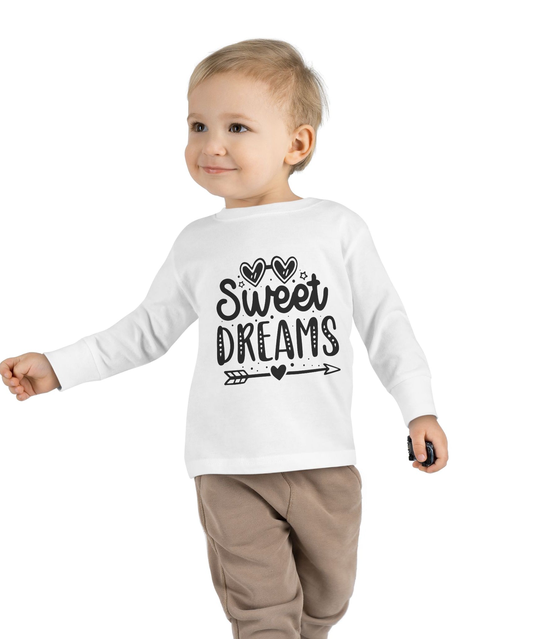 Toddler Long Sleeve Tee - Cute Gift for Dads and Family Celebrations - Gallory Hive