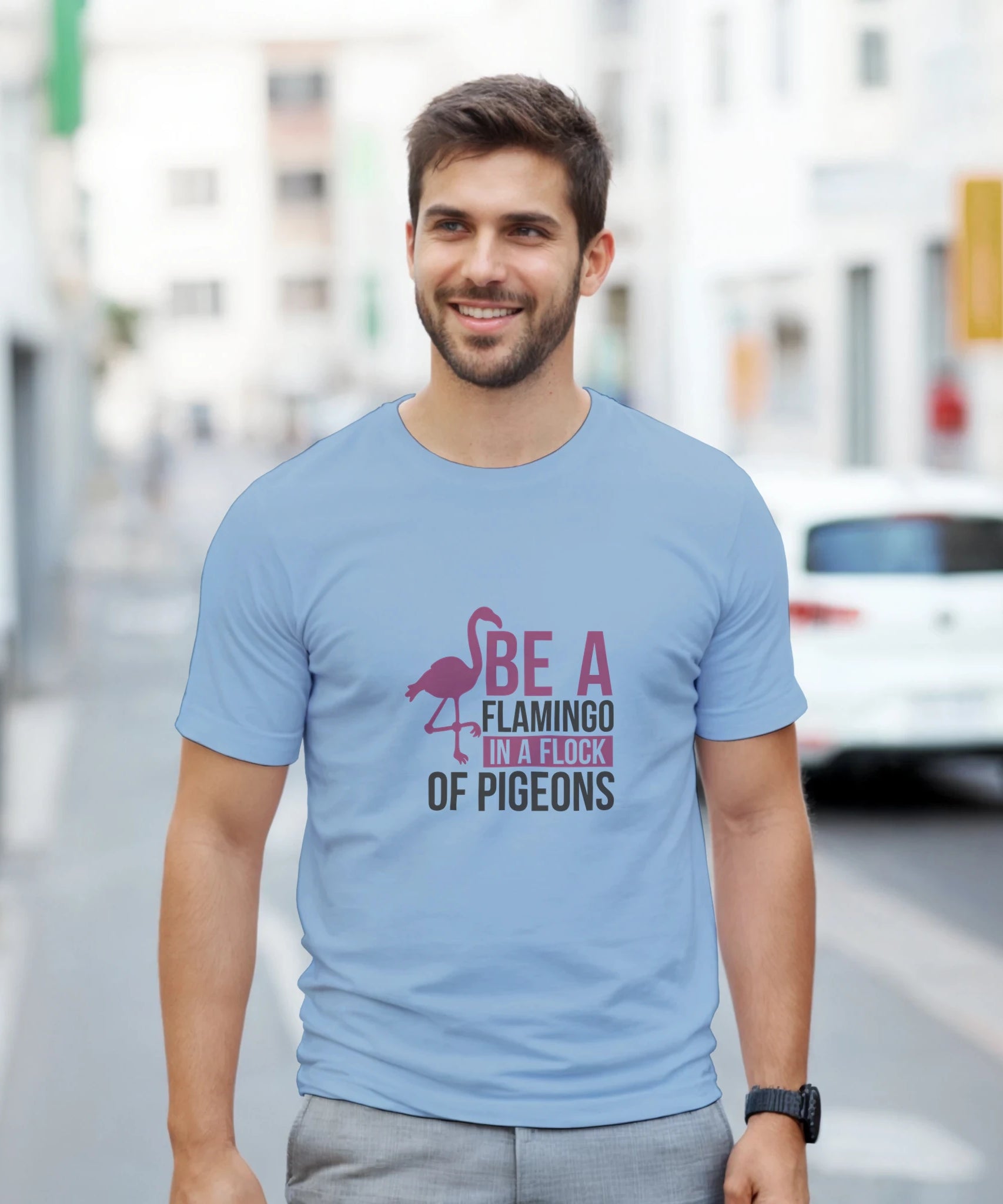 Motivational Flamingo Unisex T-Shirt | Gallory Hive