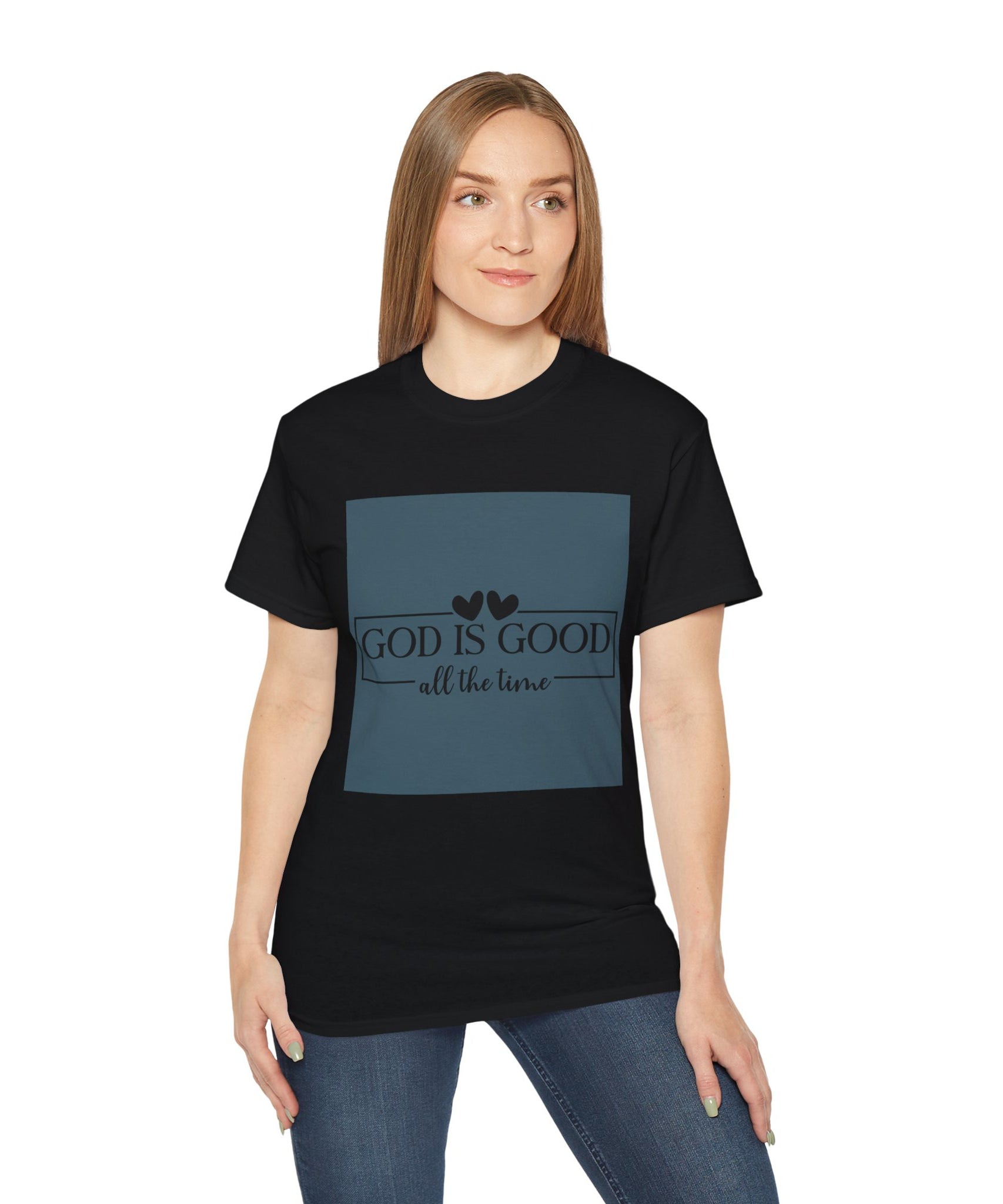 Unisex God is good all the time Tee - Inspirational Casual Wear, Christian T-Shirt, Motivational Gift, Faith-Based Apparel, Everyday Comfort - Gallory Hive