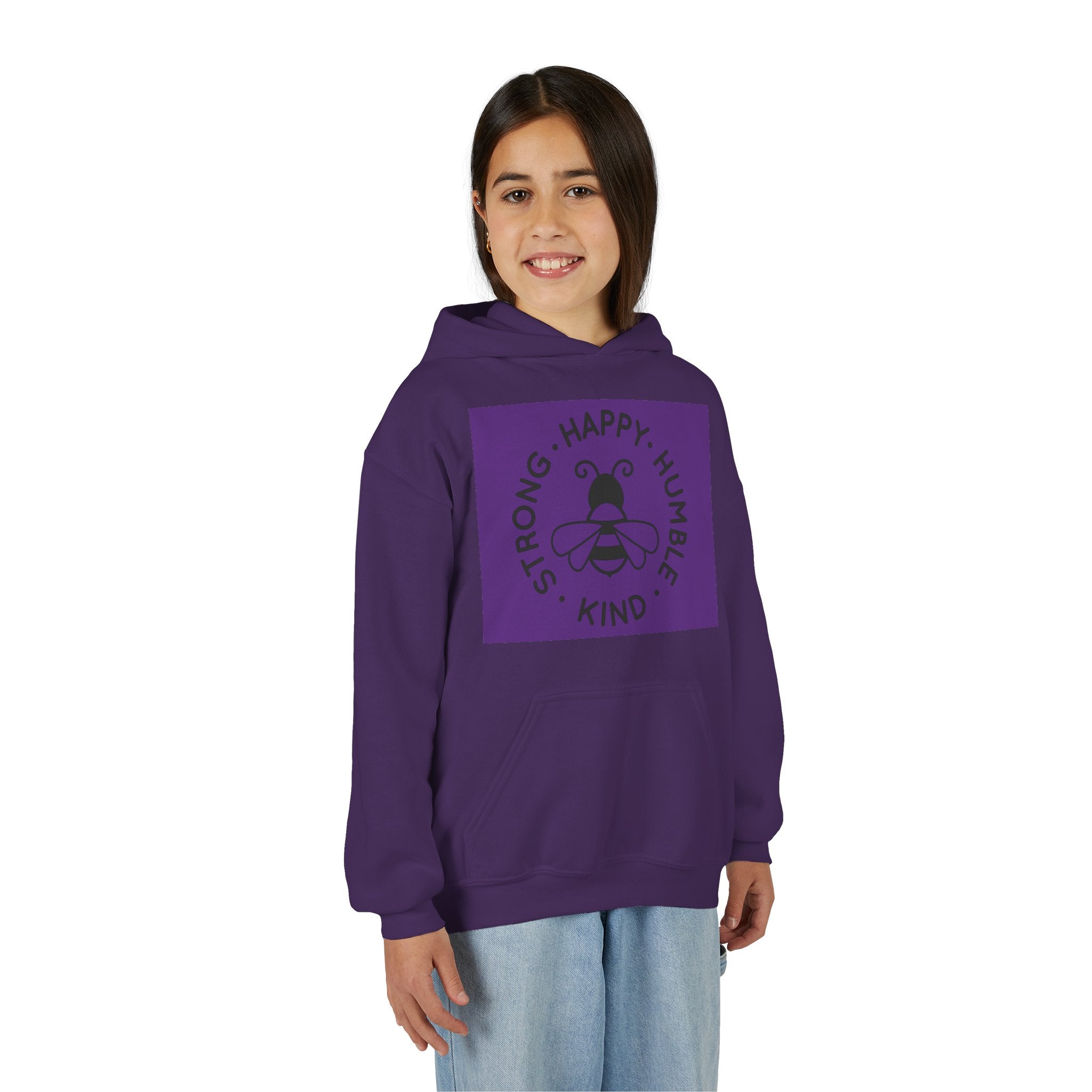 Unisex Kid's "Strong Happy Humble Kind" Hoodie