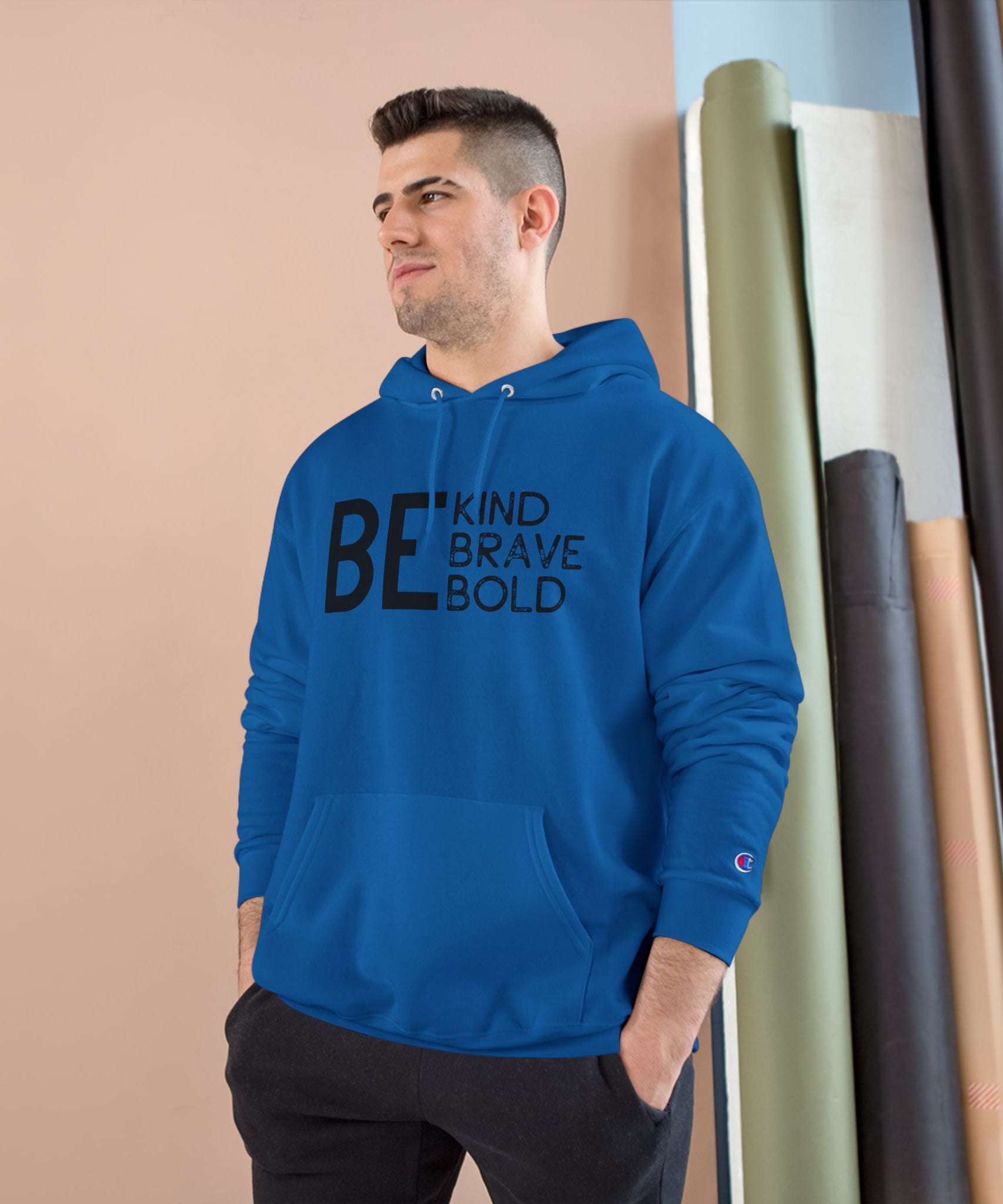 Be Original Hand Sign Hoodie by Champion