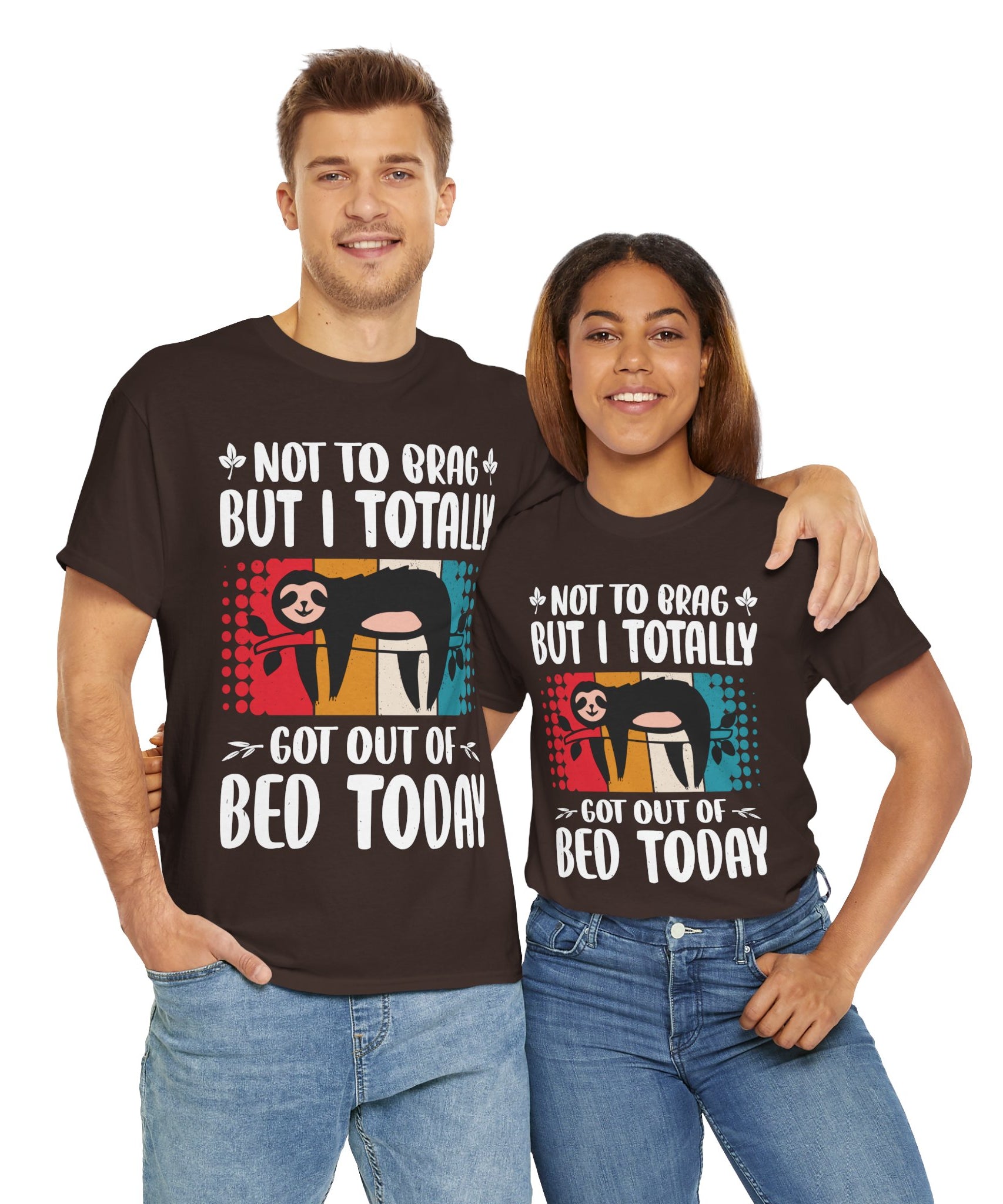 Vintage Got Out of Bed Sloth T-Shirt