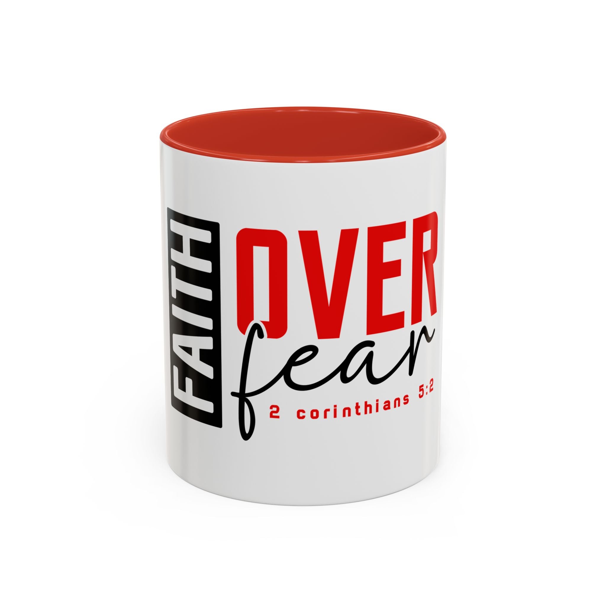 Faith Scripture Accent Coffee Mug | Gallory Hive