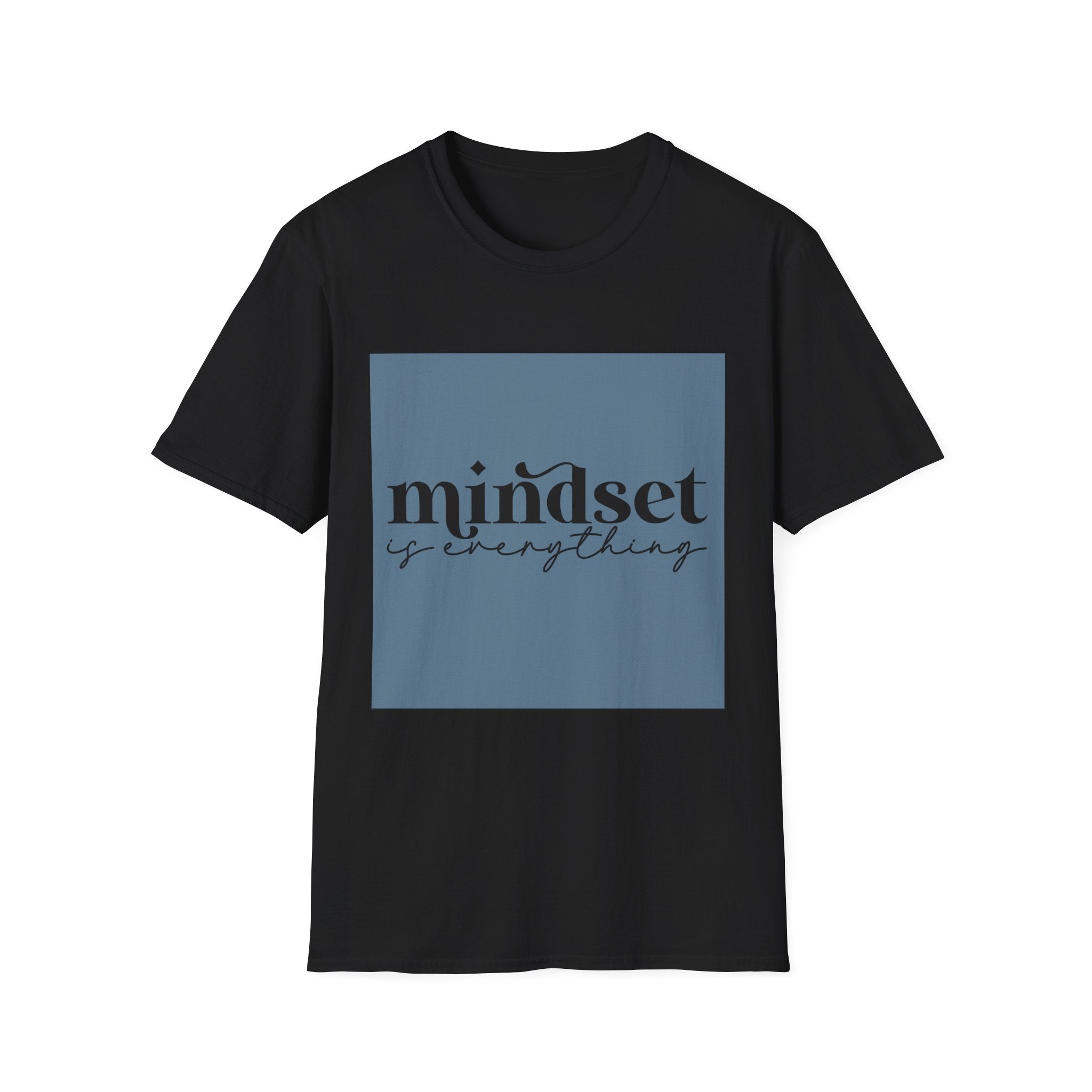 Unisex T-Shirt – "Mindset Is Everything" Motivational Quote Tee - Positive Affirmation Shirt for Friends, Inspirational Tee