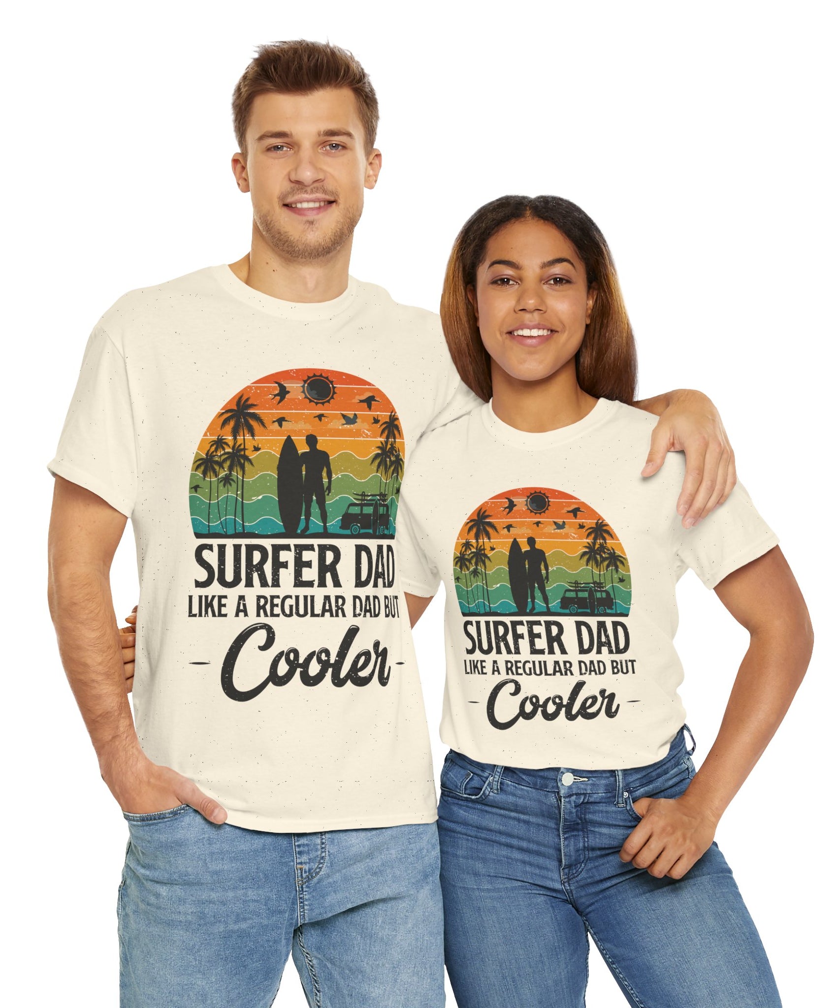 Vintage Surf Van & Palm Tree T-Shirt