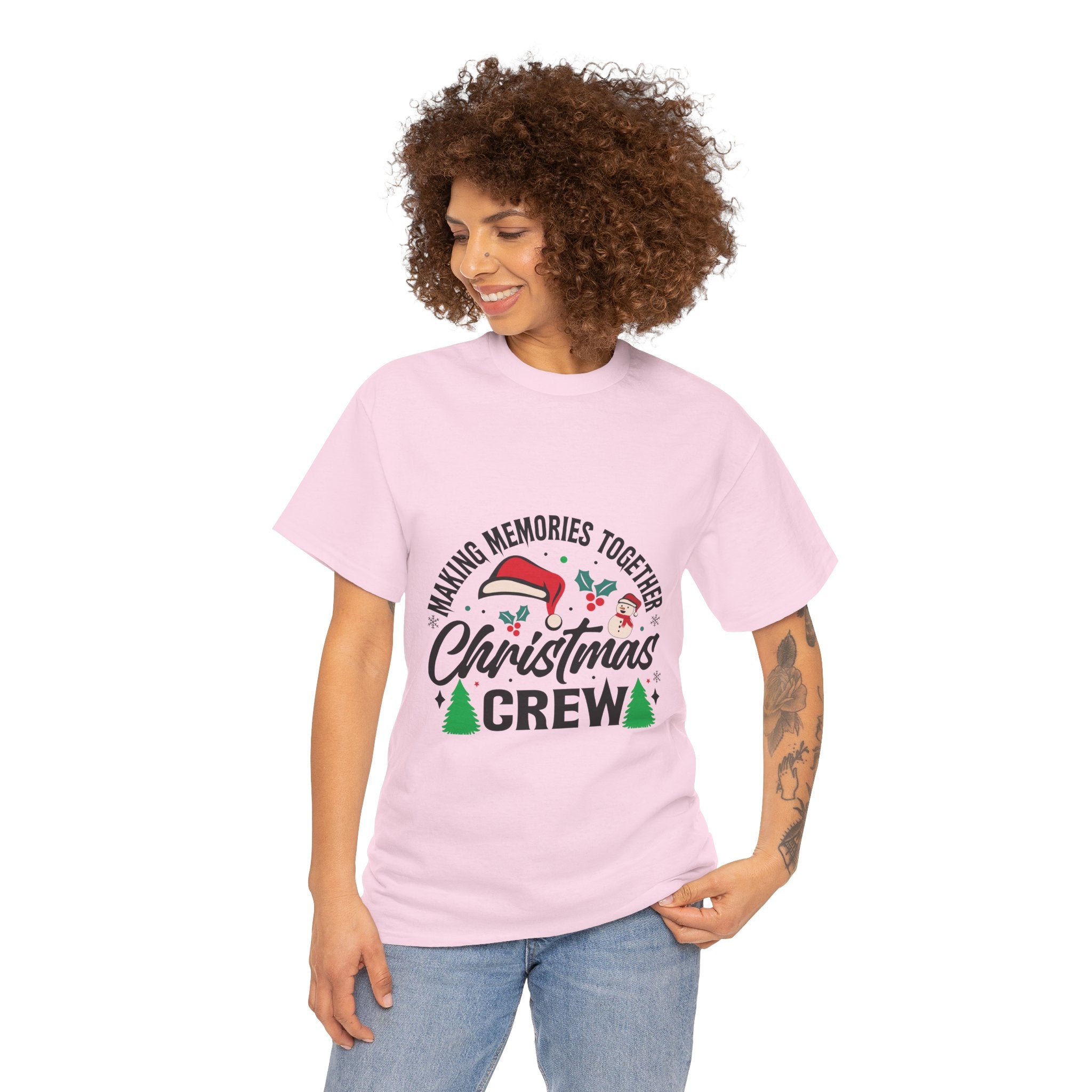 Santa Hat Snowman Xmas Trees Cute Tee | Gallory Hive