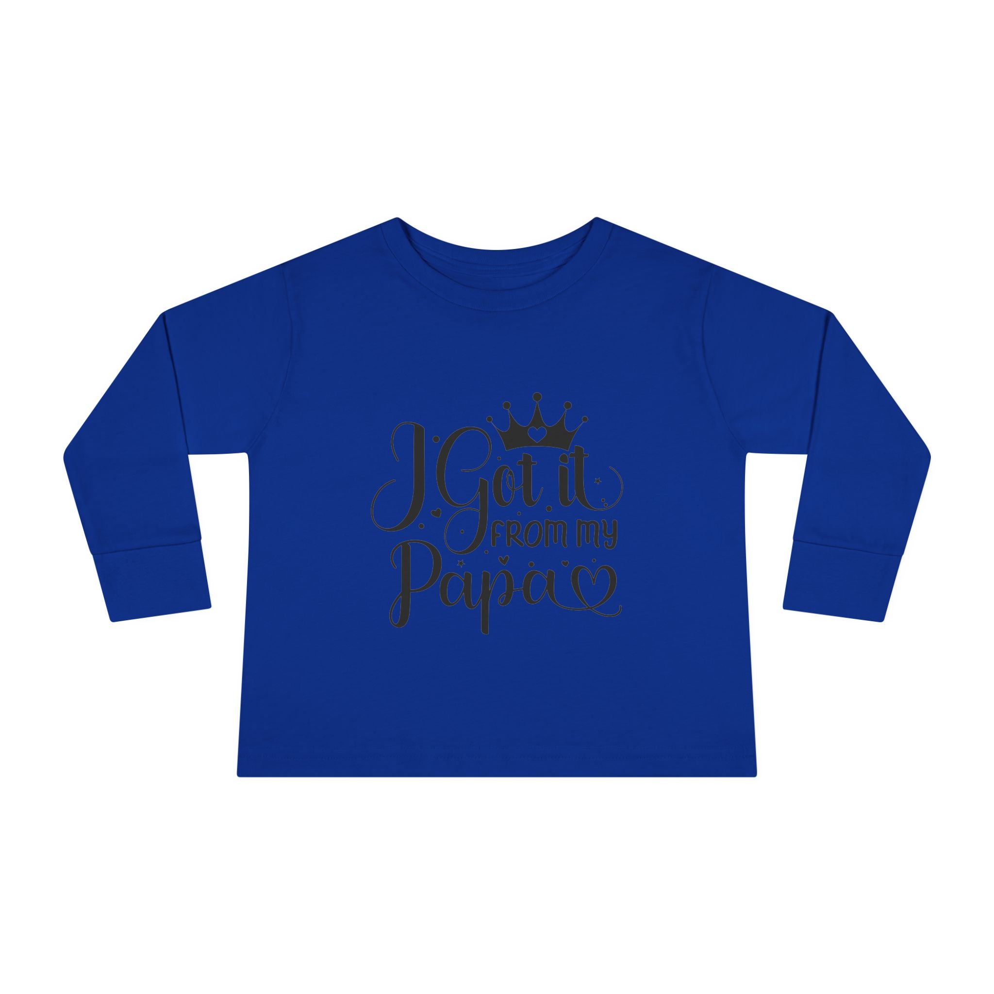 Toddler Long Sleeve Tee - Cute Gift for Dads, Family Celebrations, Birthday Party