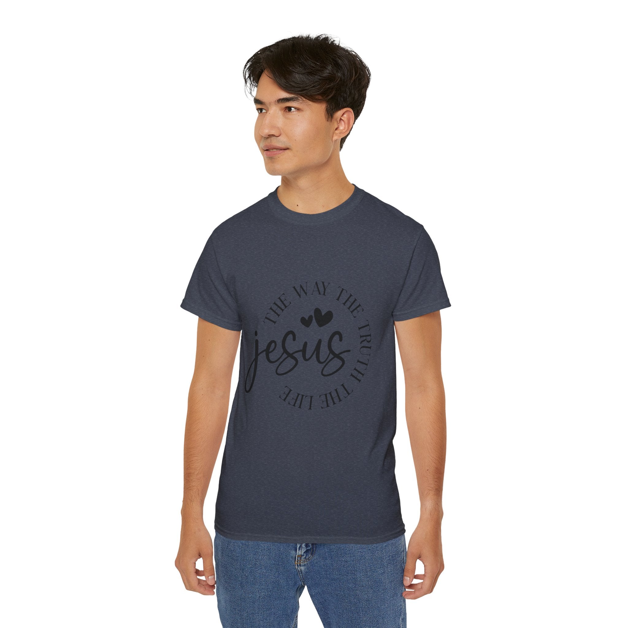 Unisex The way the Truth Tee - Inspirational Casual Wear, Christian T-Shirt, Motivational Gift, Faith-Based Apparel, Everyday Comfort