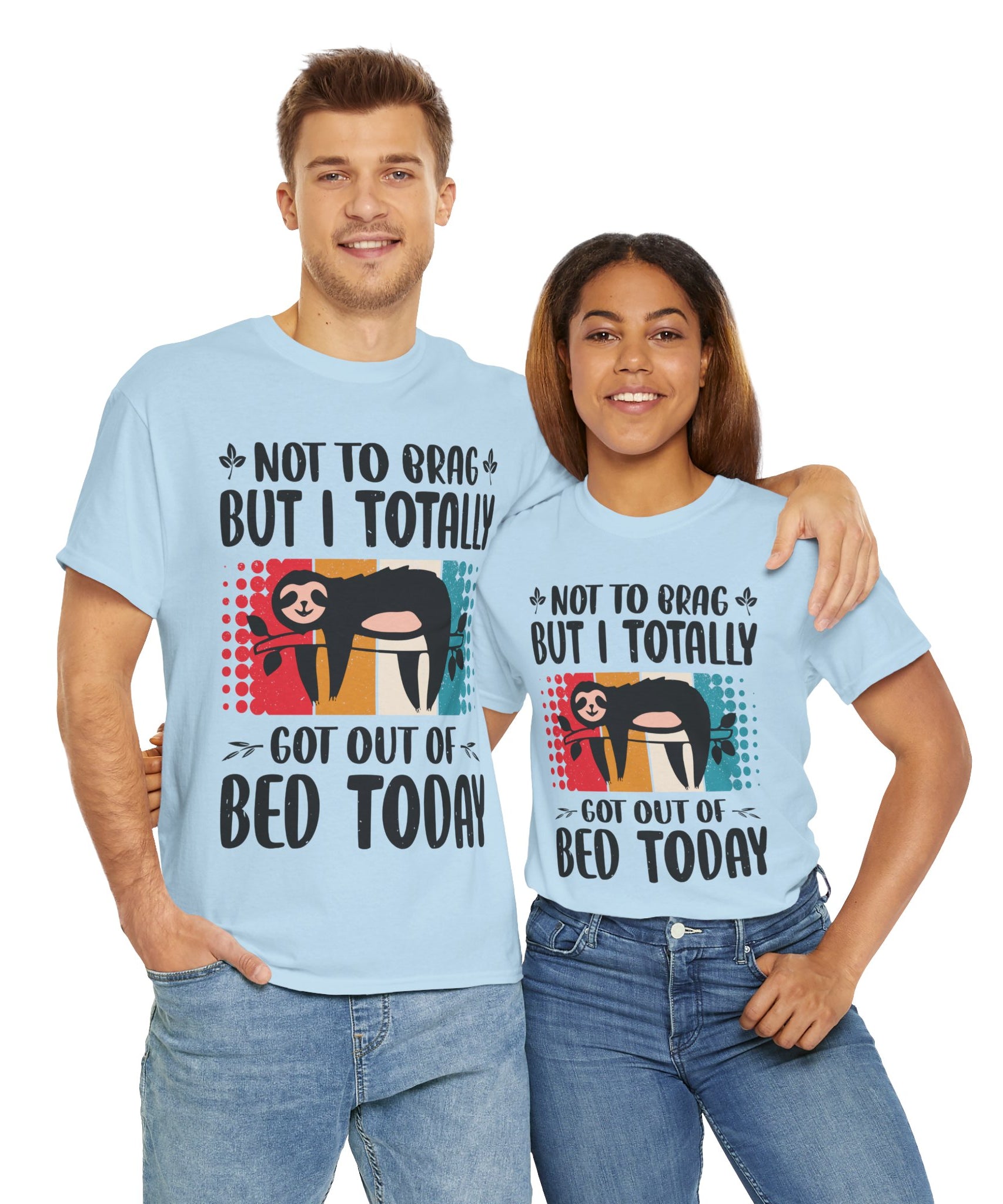 Vintage Got Out of Bed Sloth T-Shirt