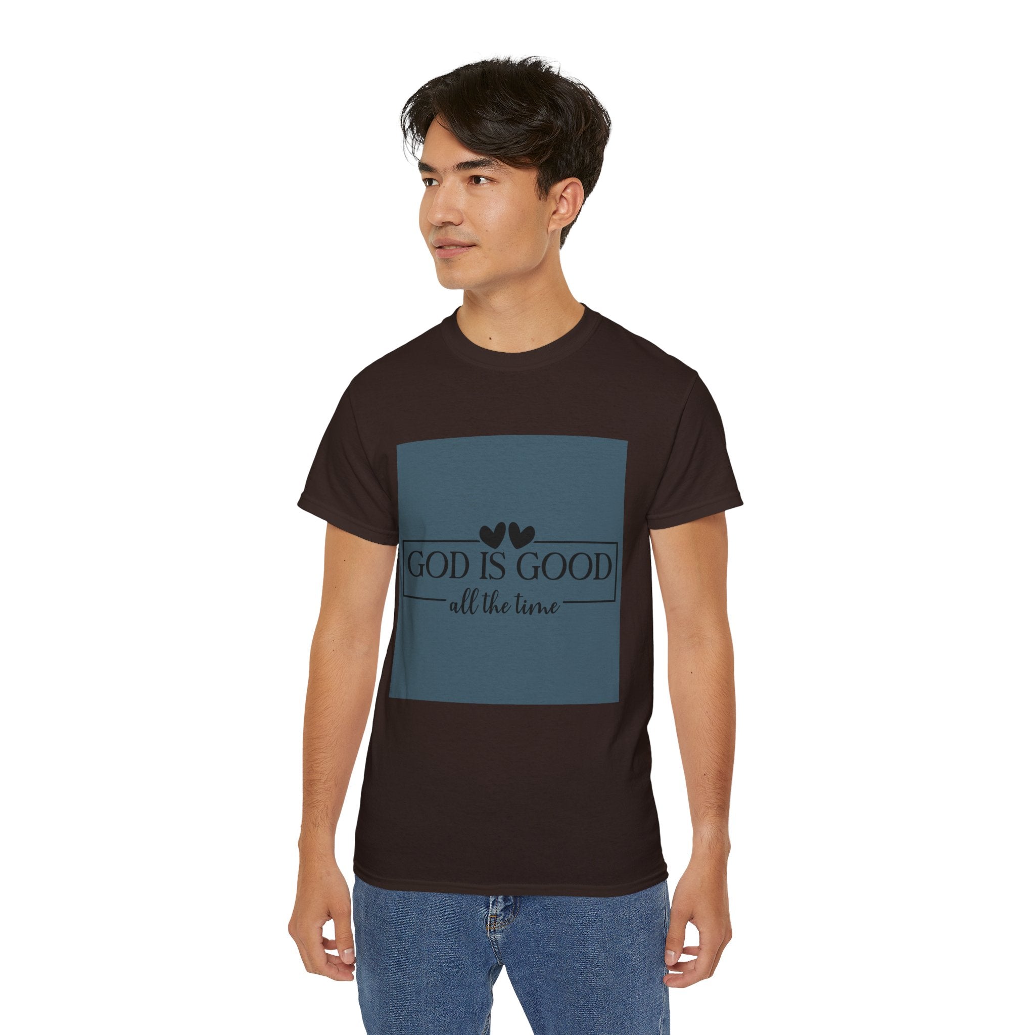 Unisex God is good all the time Tee - Inspirational Casual Wear, Christian T-Shirt, Motivational Gift, Faith-Based Apparel, Everyday Comfort