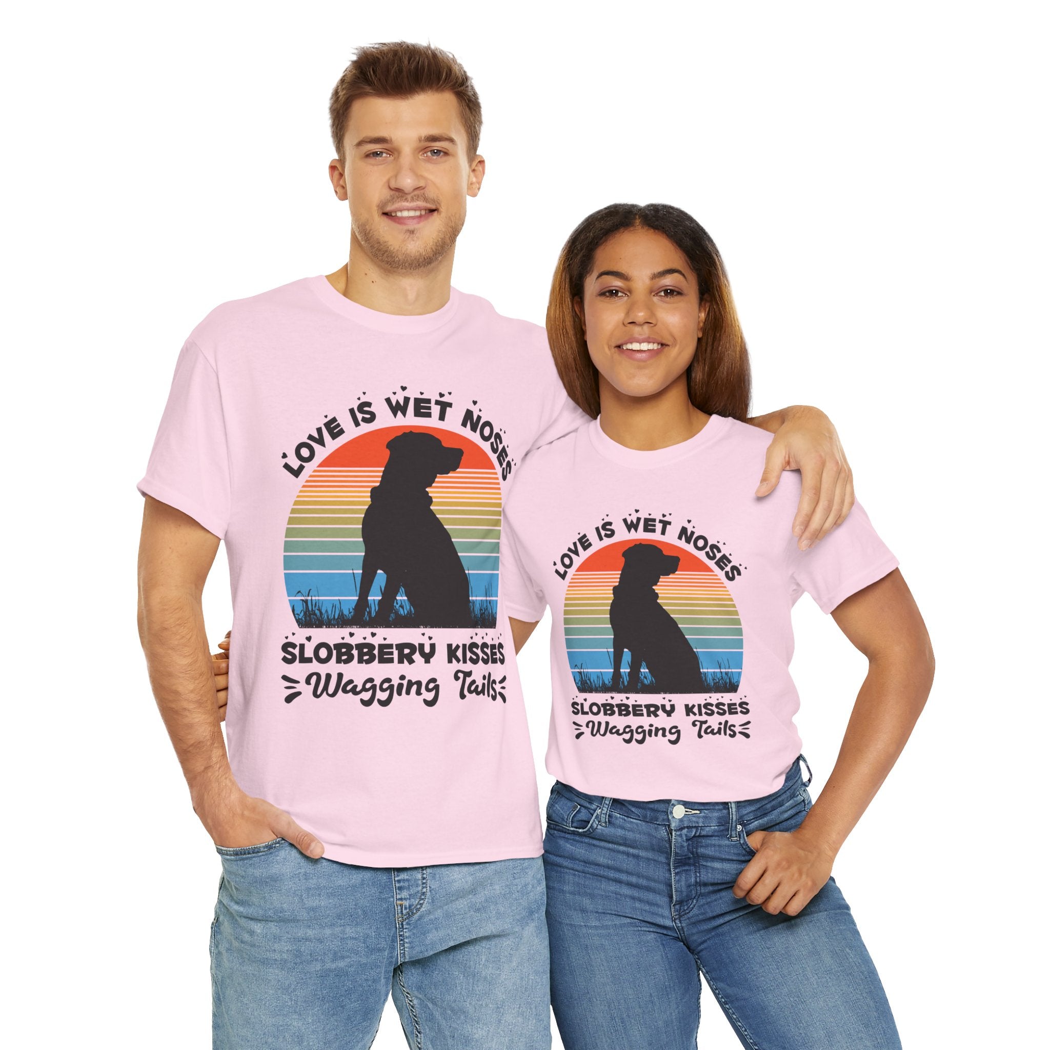 Funny Dog Lover Graphic Tee - Wet Noses
