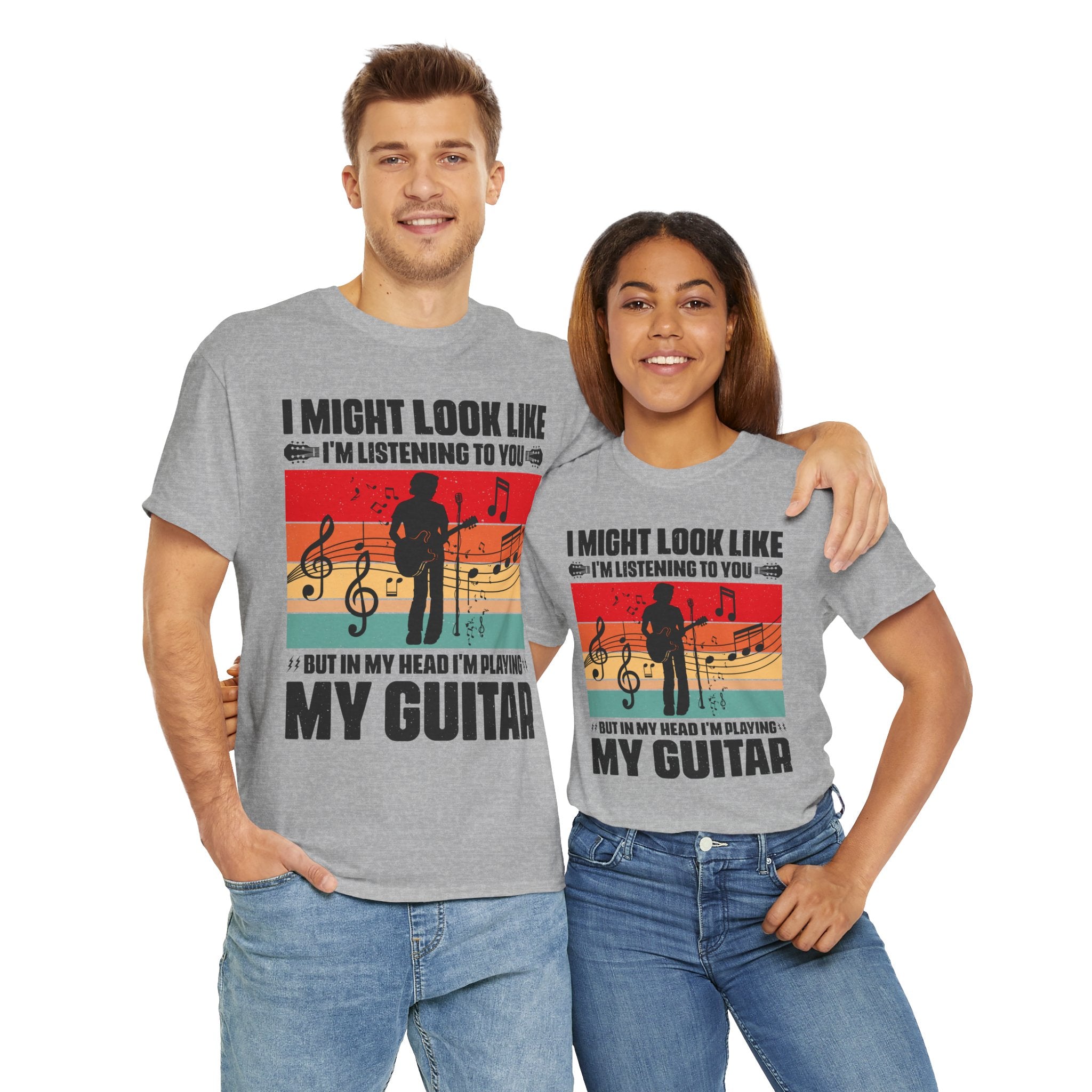 Retro Guitar Playing Mind T-Shirt