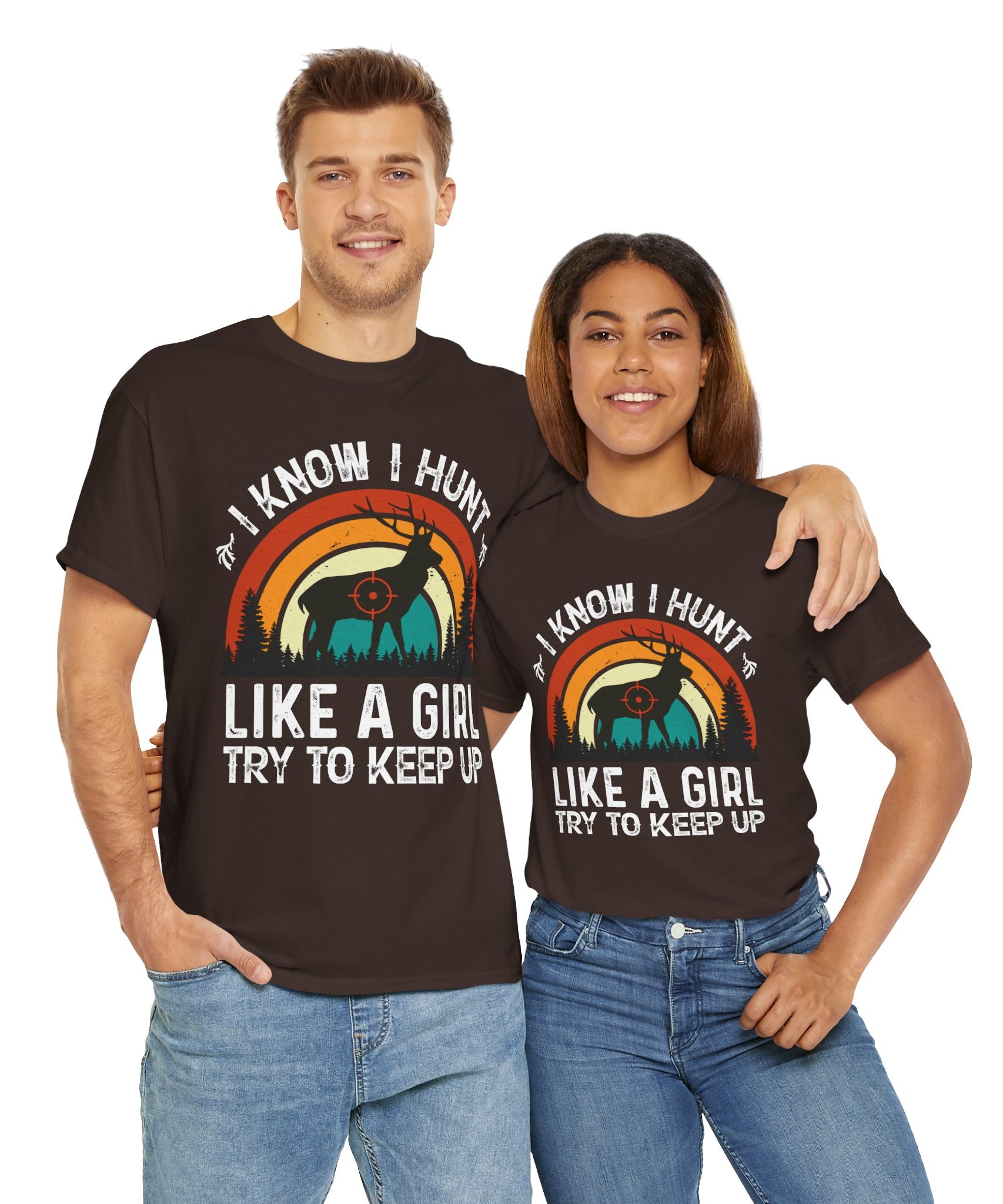 Sunset Target Deer Shirt – Hunting Vibes