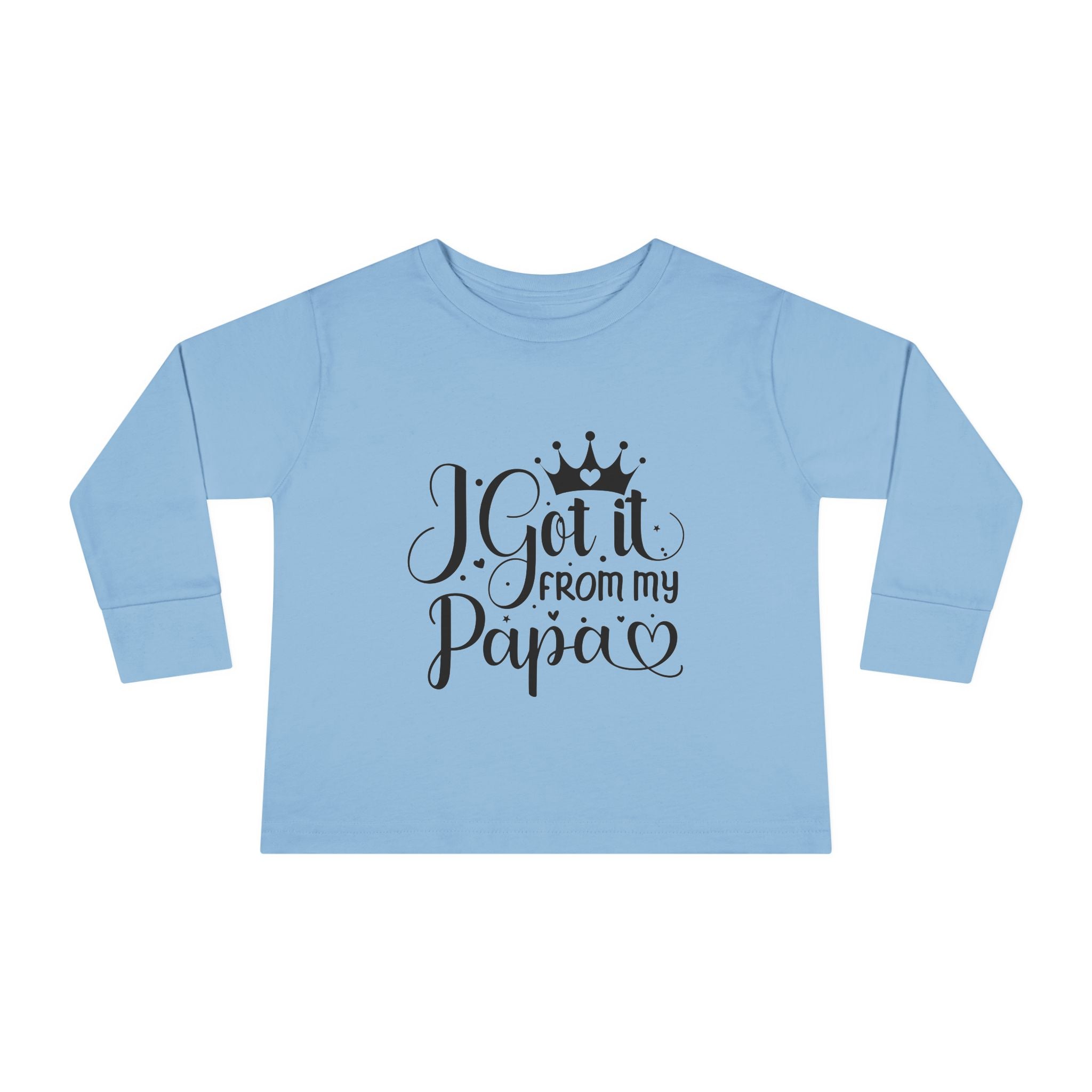 Toddler Long Sleeve Tee - Cute Gift for Dads, Family Celebrations, Birthday Party