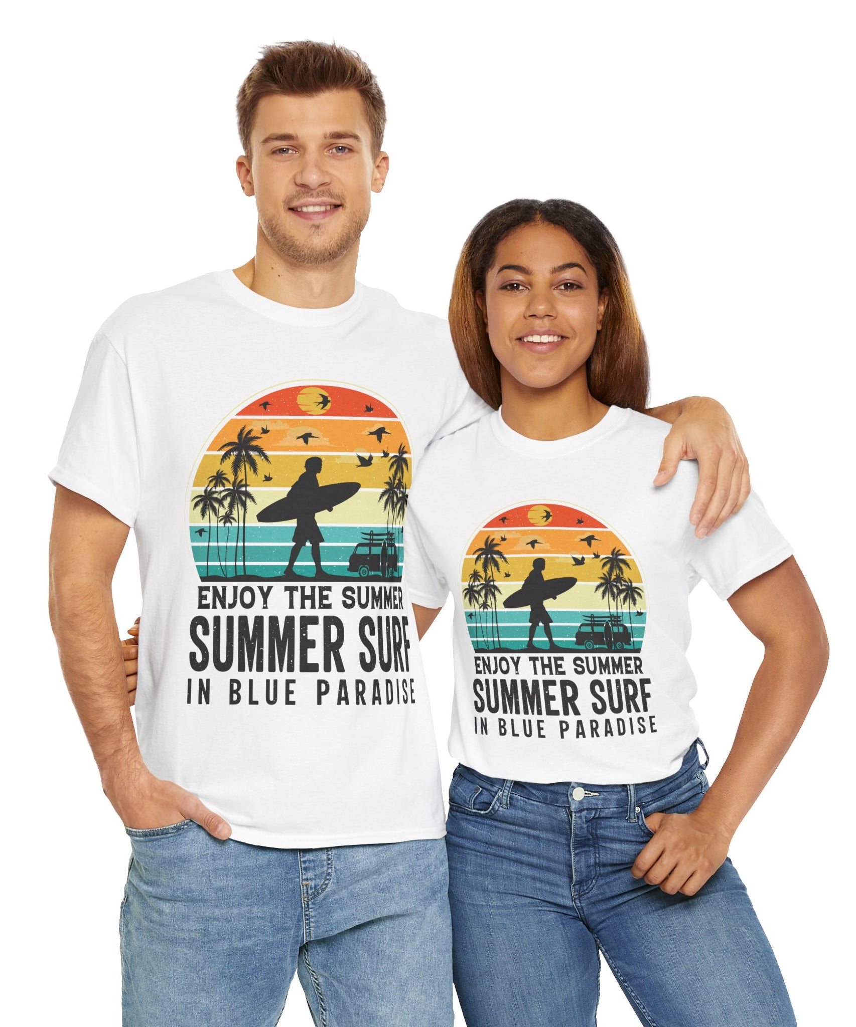 Summer Surf Van Sunset Shirt