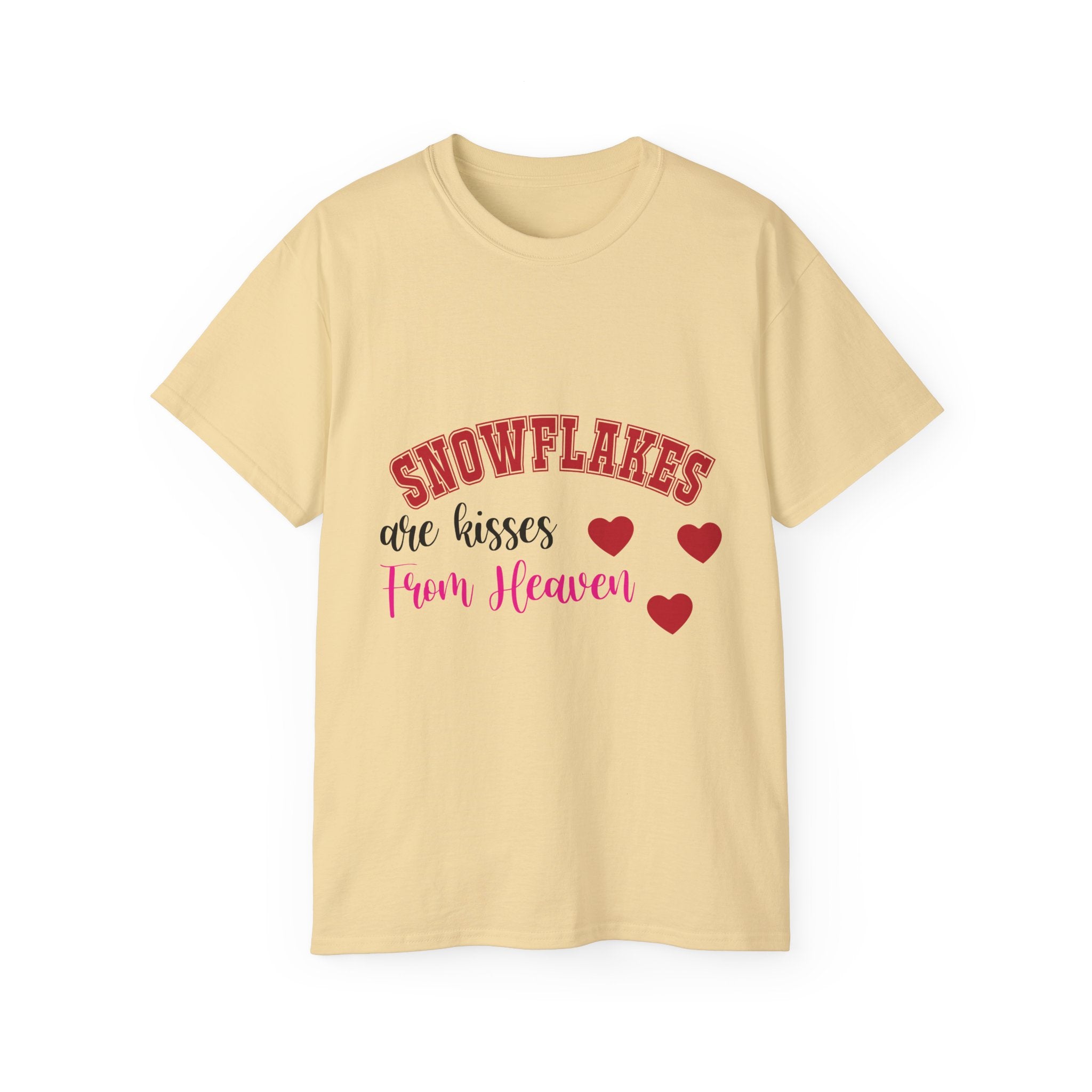 Snowflakes & Hearts Christmas T-Shirt | Gallory Hive