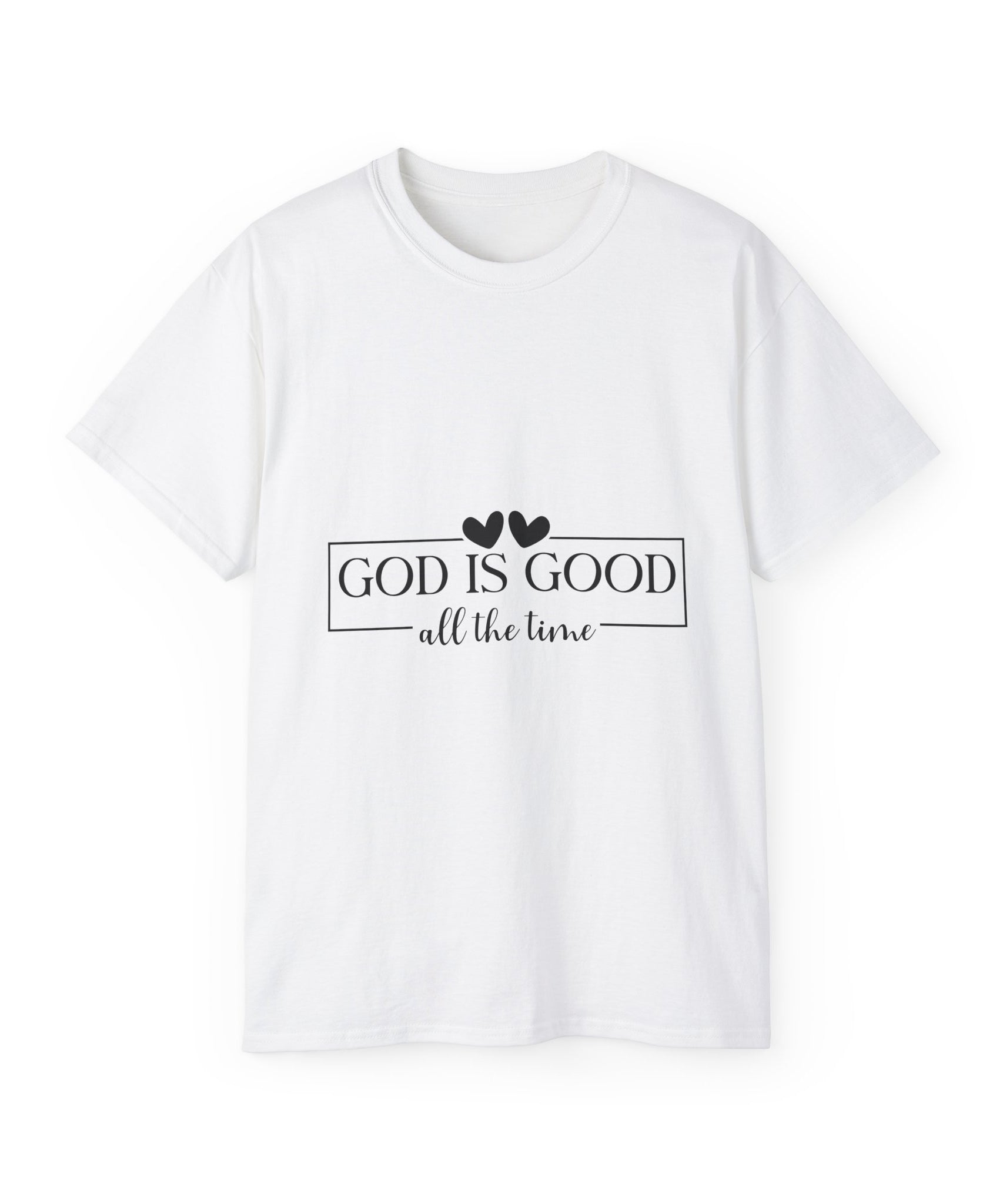 Unisex God is good all the time Tee - Inspirational Casual Wear, Christian T-Shirt, Motivational Gift, Faith-Based Apparel, Everyday Comfort - Gallory Hive