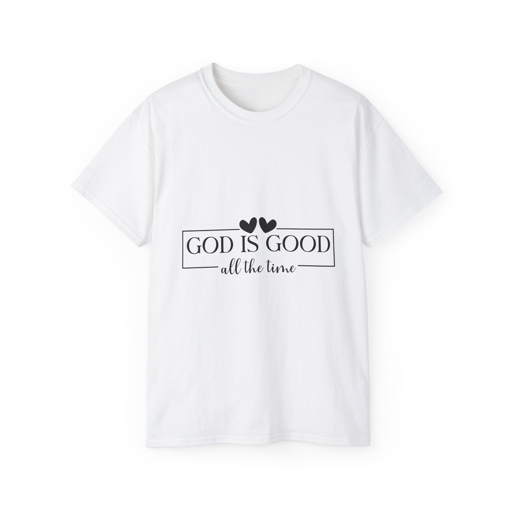 Unisex God is good all the time Tee - Inspirational Casual Wear, Christian T-Shirt, Motivational Gift, Faith-Based Apparel, Everyday Comfort