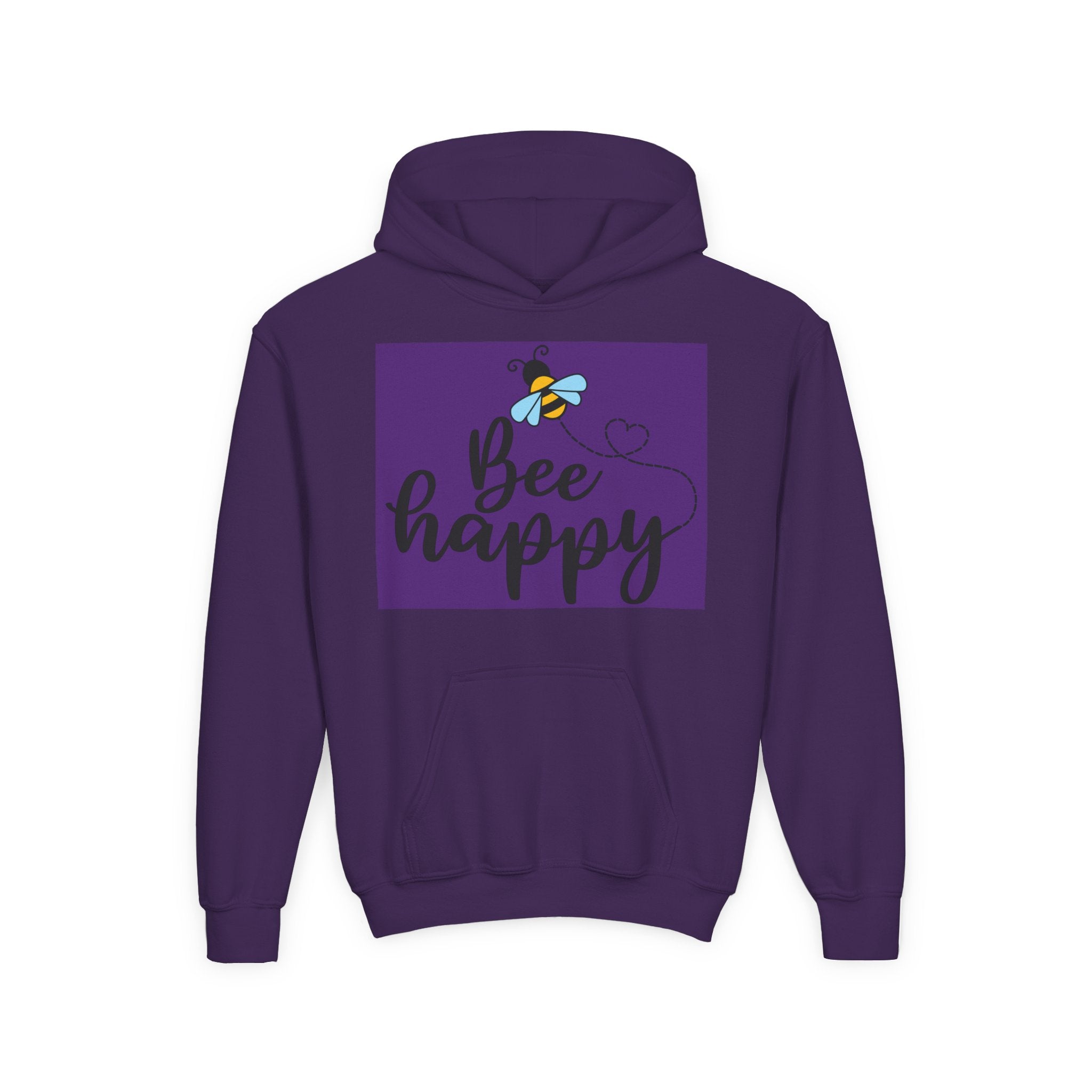 Bee Loved Unisex Kid's Hoodie – Whimsical Heart Trail Design