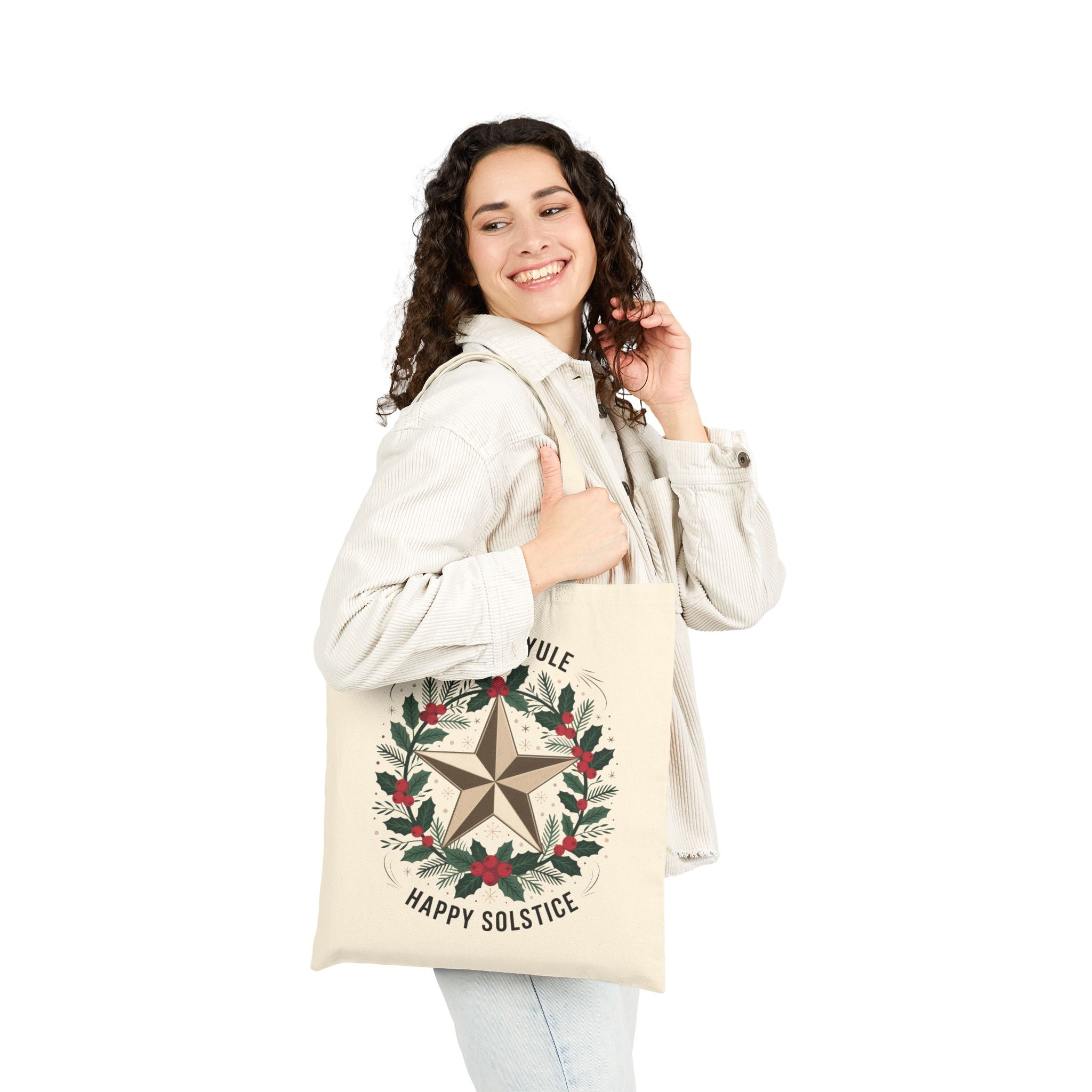 Blessed Yule Eco-Friendly Cotton Tote | Gallory Hive