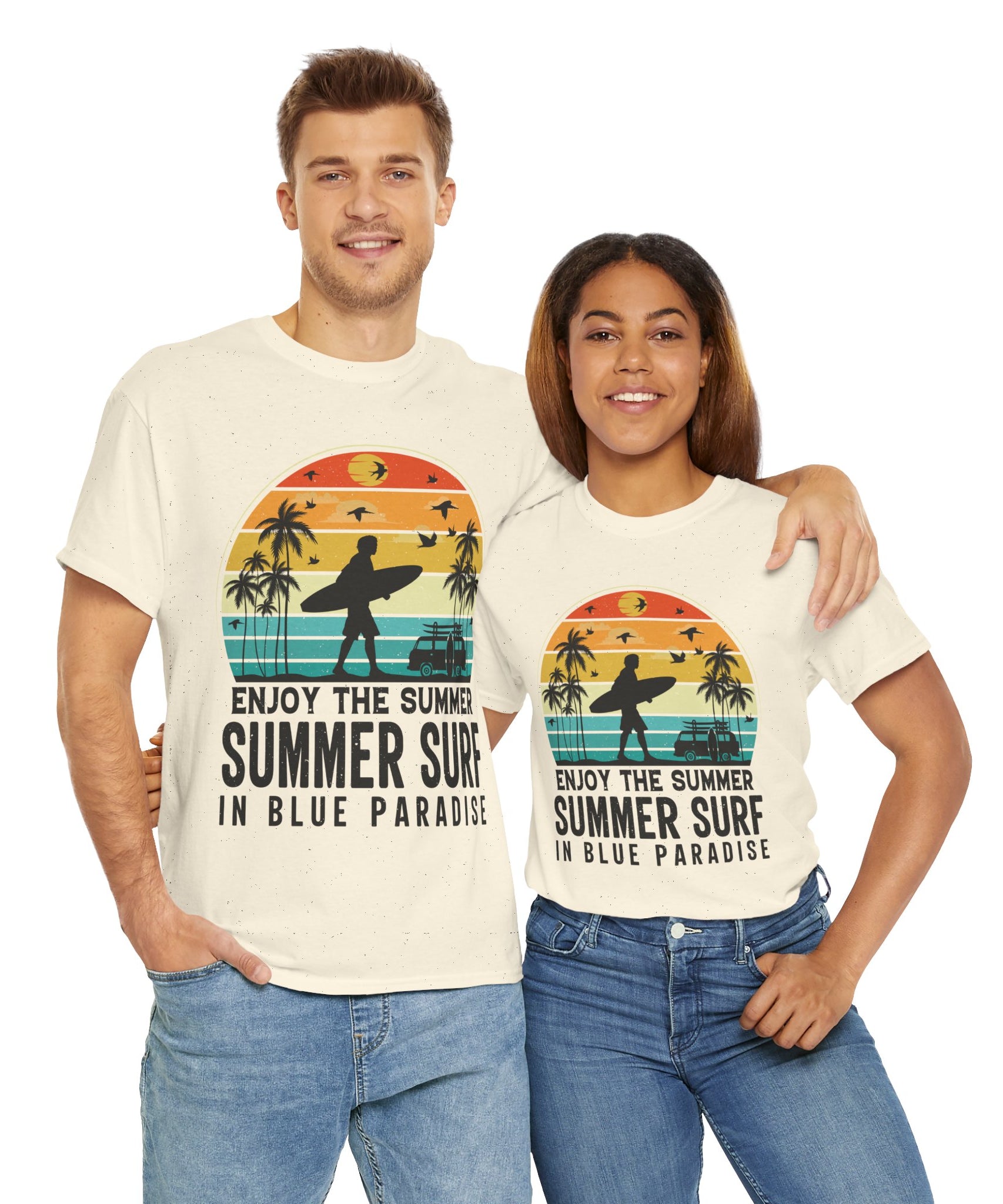 Summer Surf Van Sunset Shirt