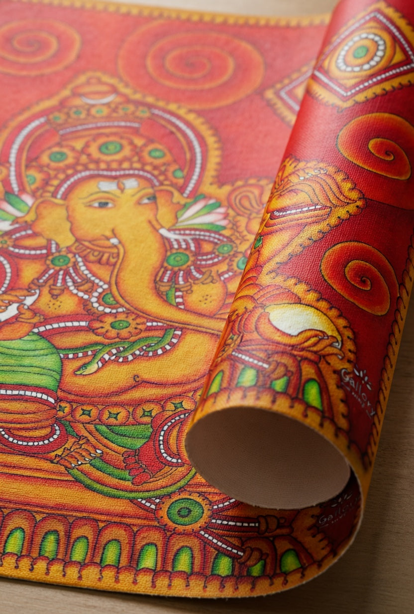 Premium Lord Ganesha Canvas Drawing Wall Art