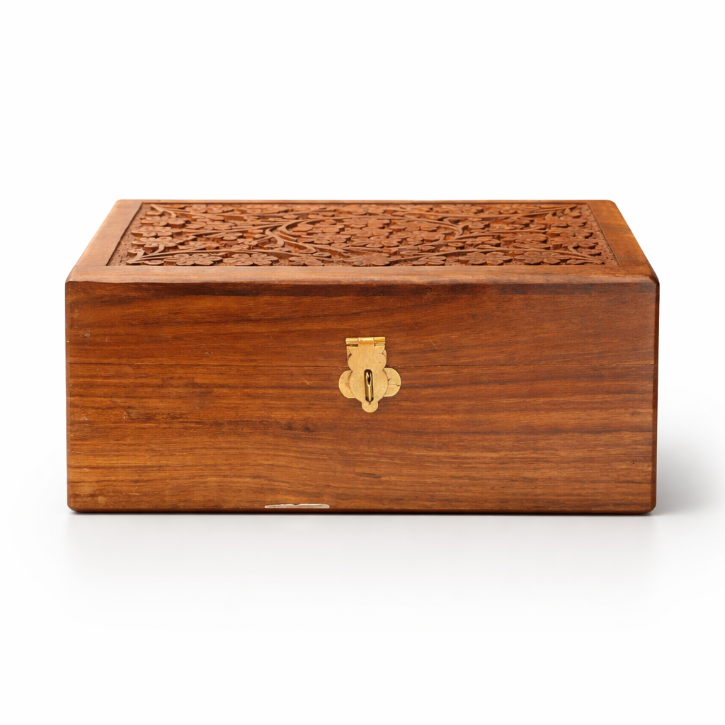Handcrafted Wooden Jewellery Box | Gallory Hive