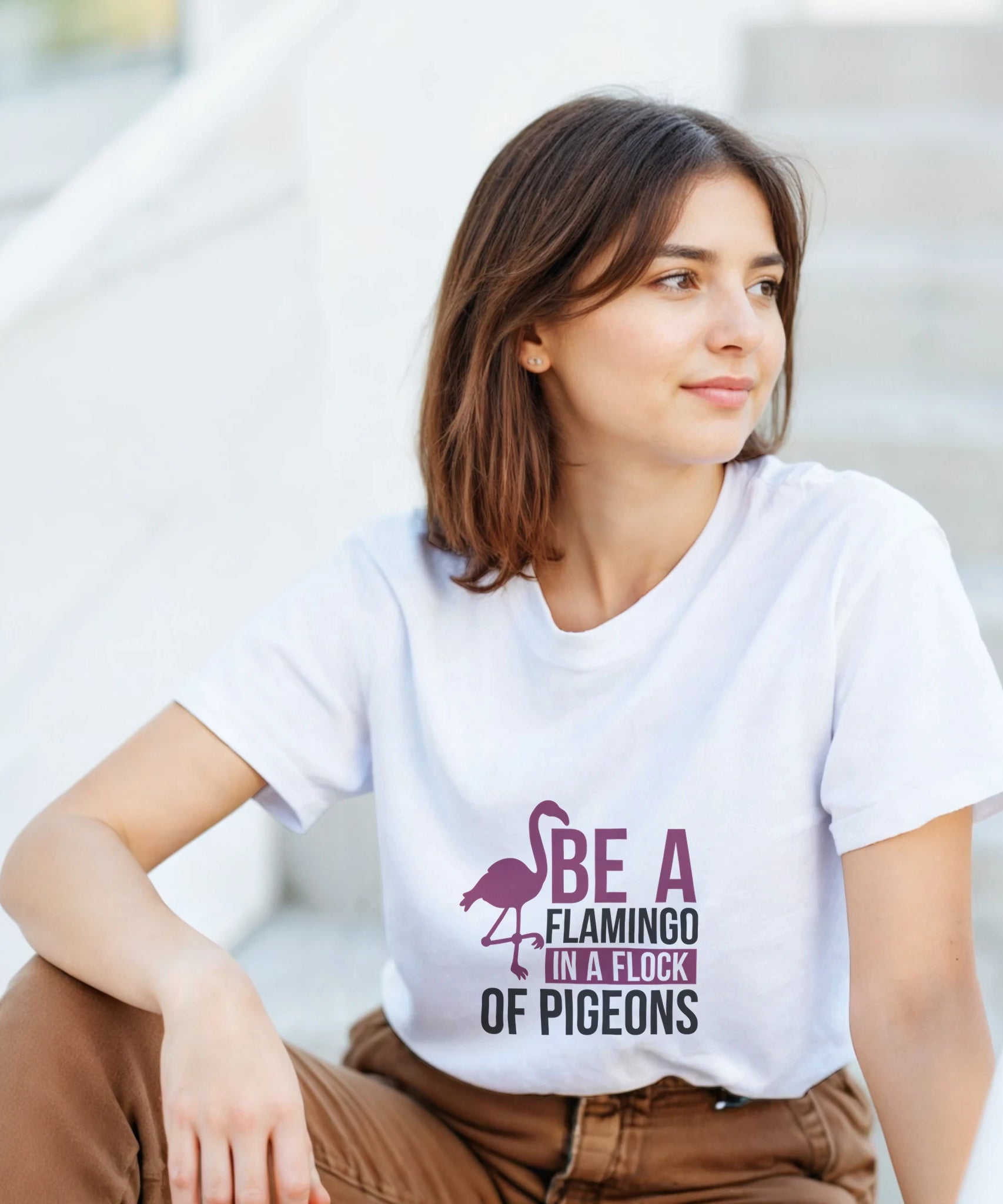 Motivational Flamingo Unisex T-Shirt | Gallory Hive