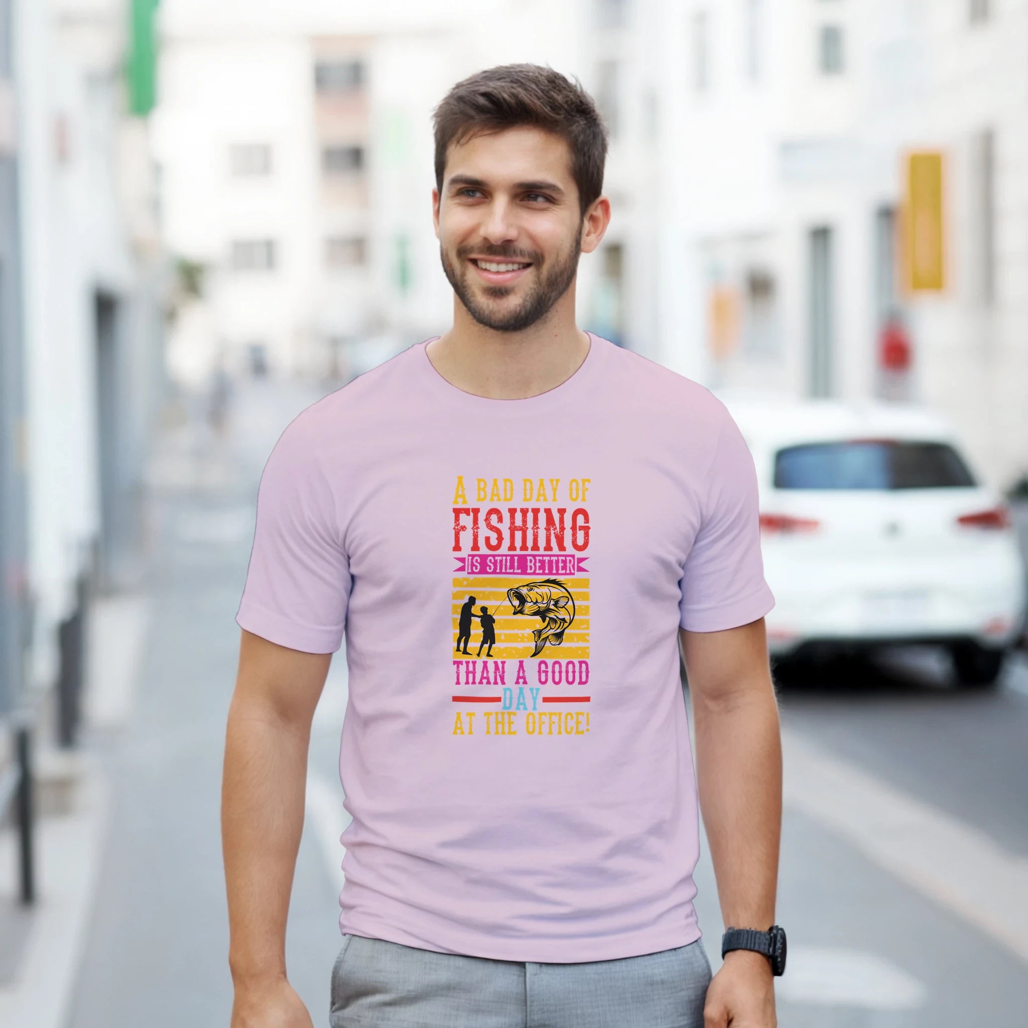 A Bad Day of Fishing Unisex Crewneck T-Shirt - Gallory Hive