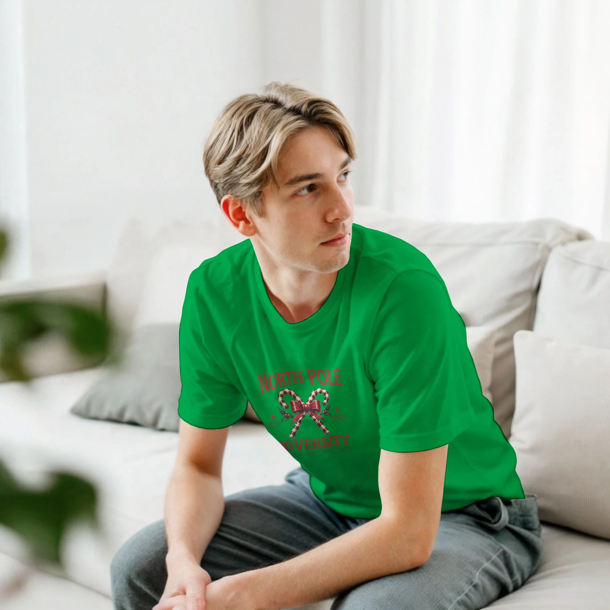 North Pole University Christmas T-Shirt | Gallory Hive