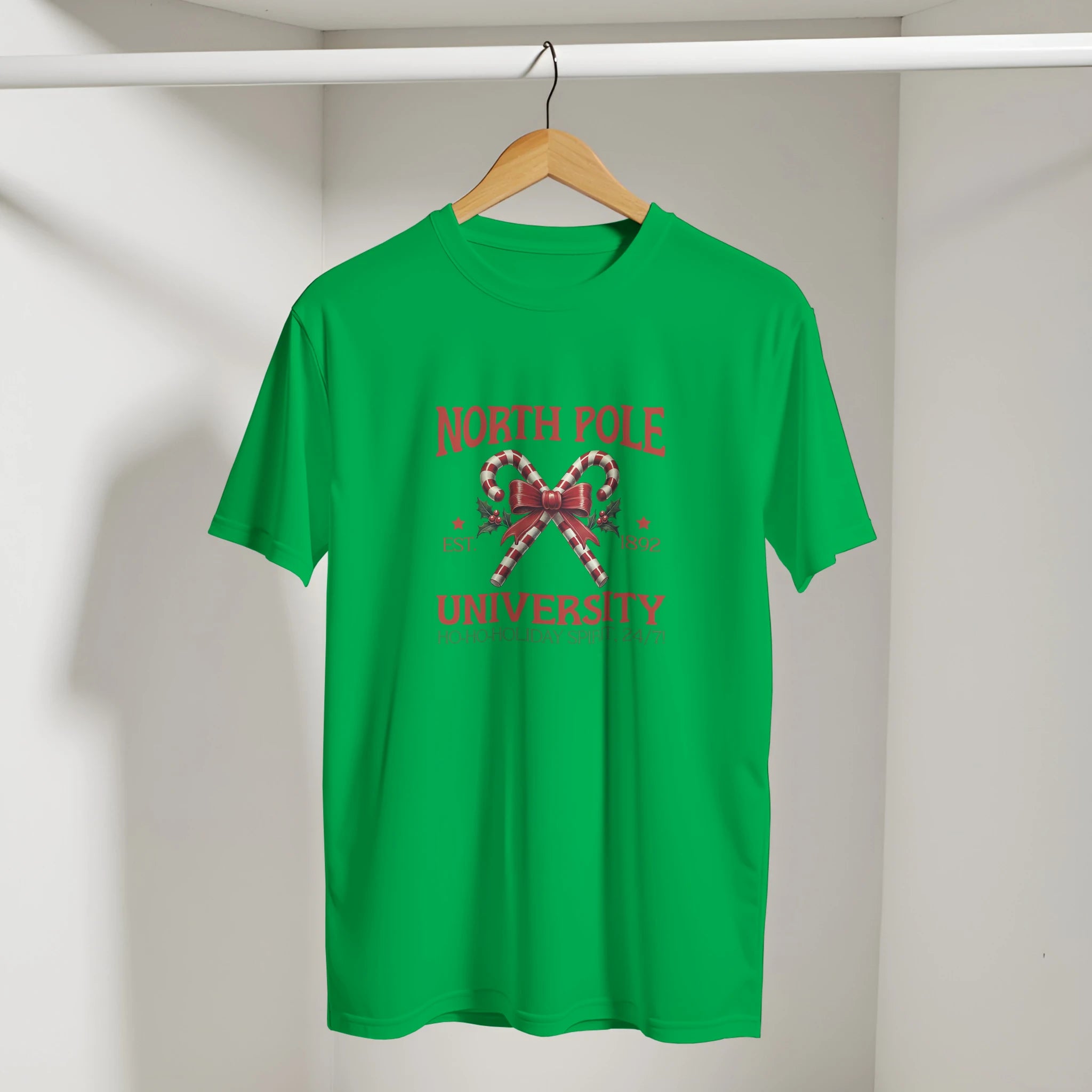 North Pole University Christmas T-Shirt | Gallory Hive