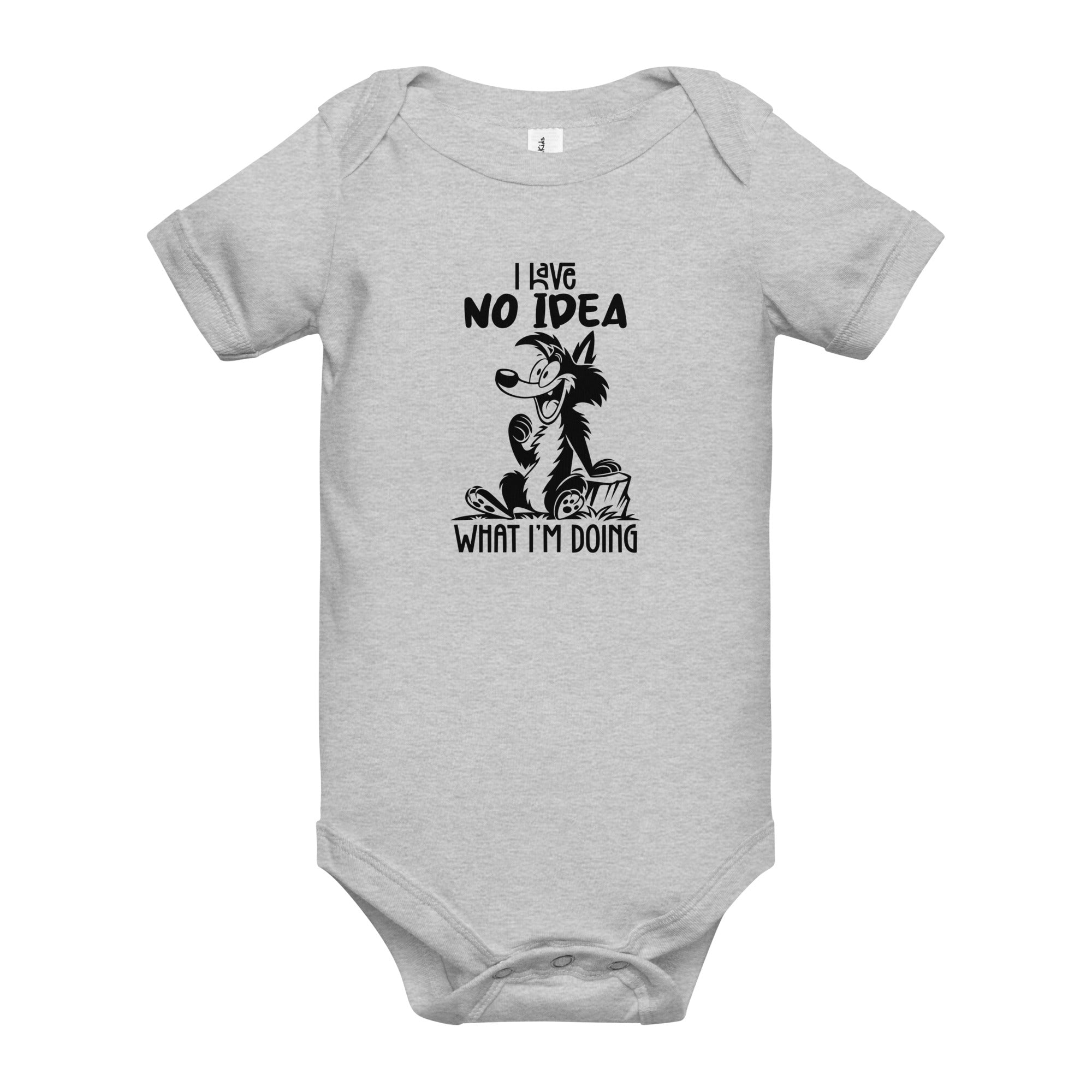 Baby One Piece – I Have No Idea Design | Gallory Hive