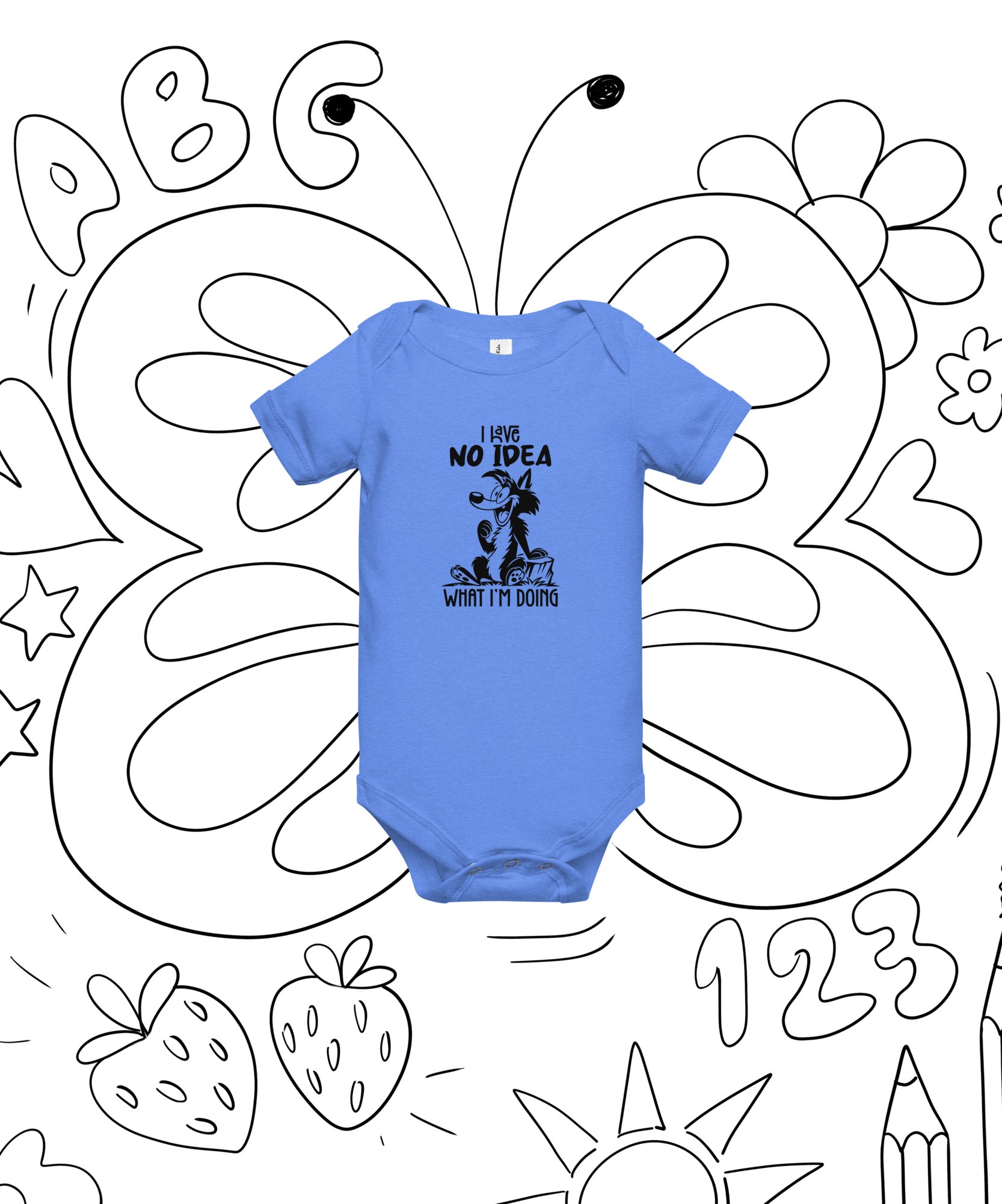 Baby One Piece – I Have No Idea Design | Gallory Hive