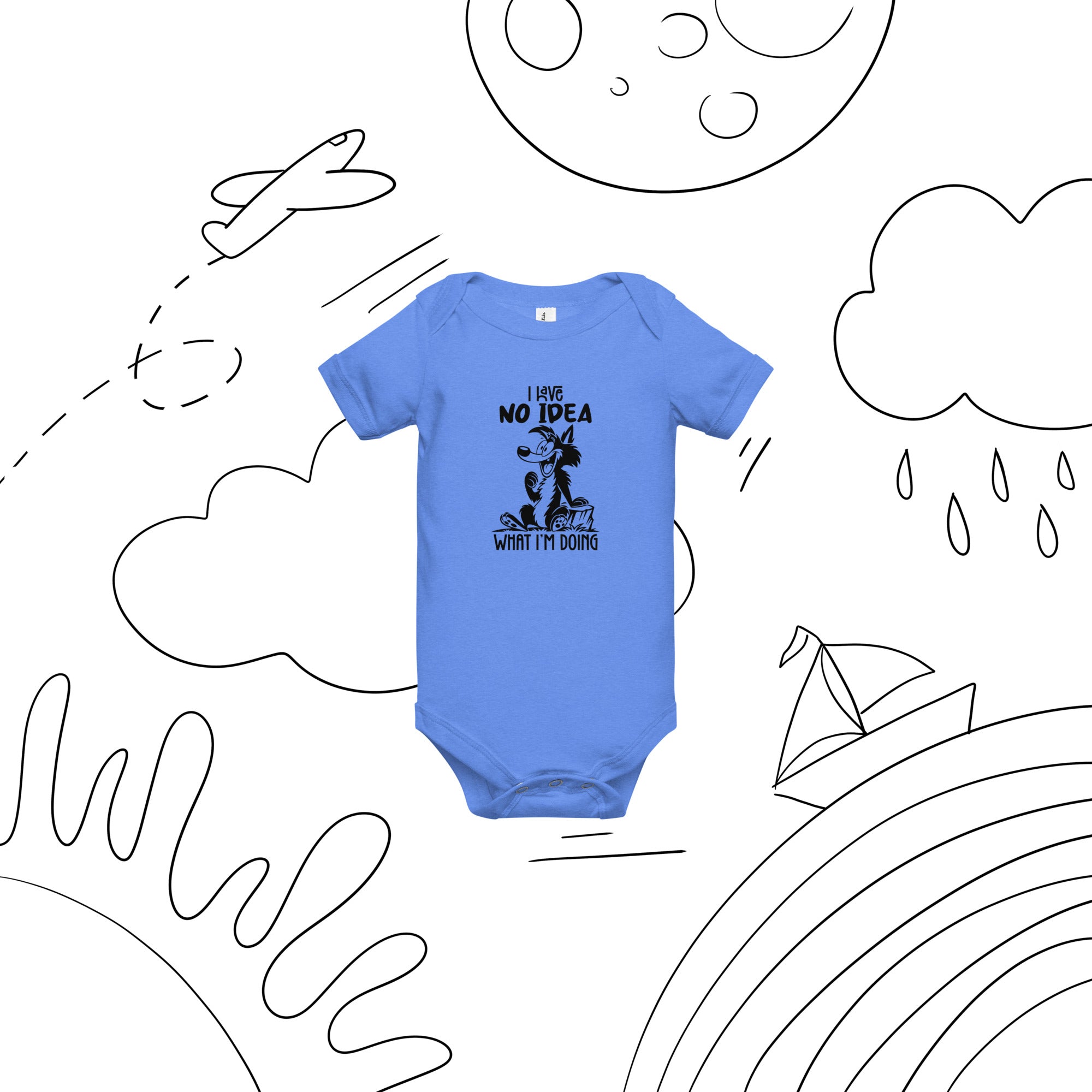 Baby One Piece – I Have No Idea Design | Gallory Hive