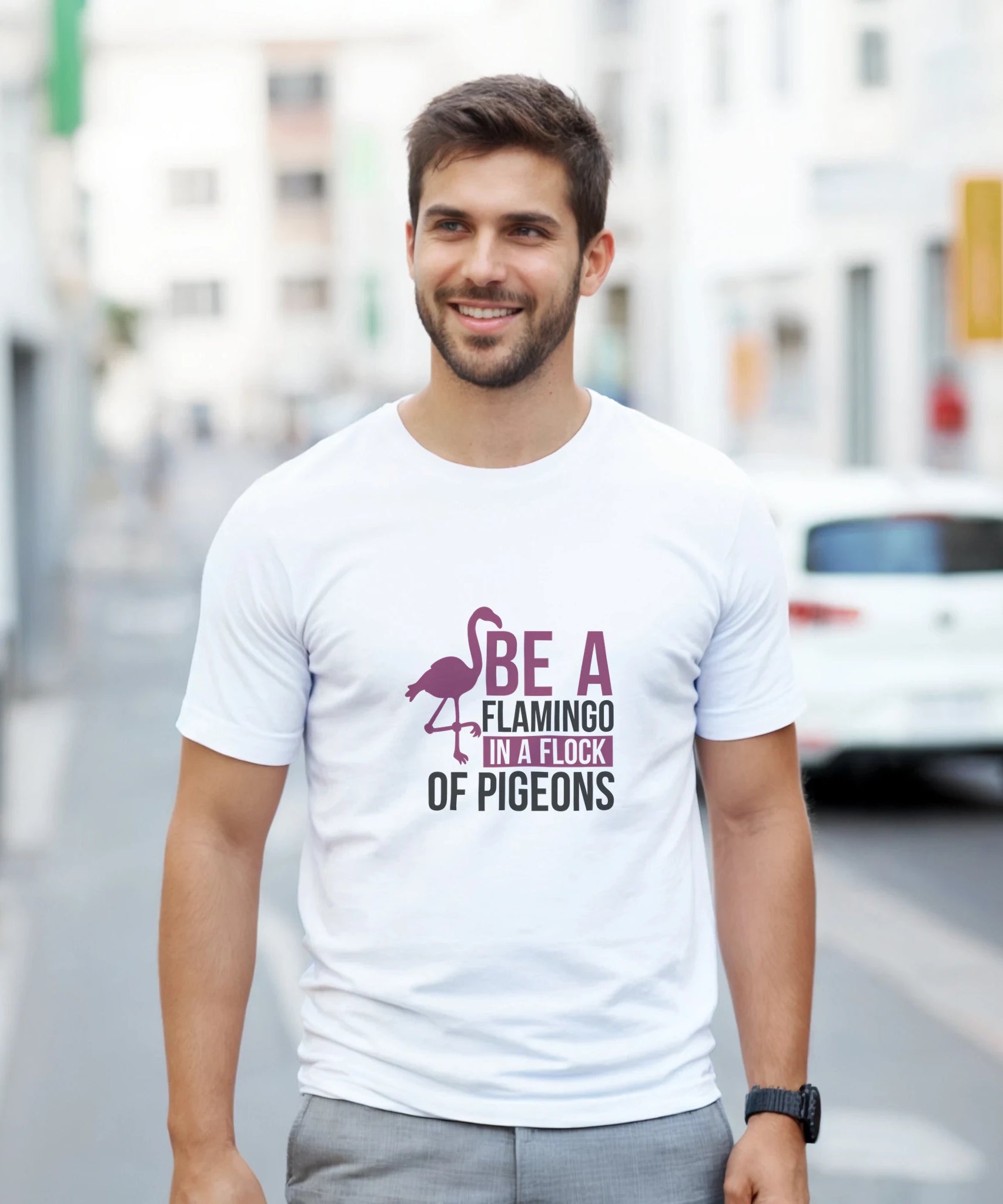 Motivational Flamingo Unisex T-Shirt | Gallory Hive