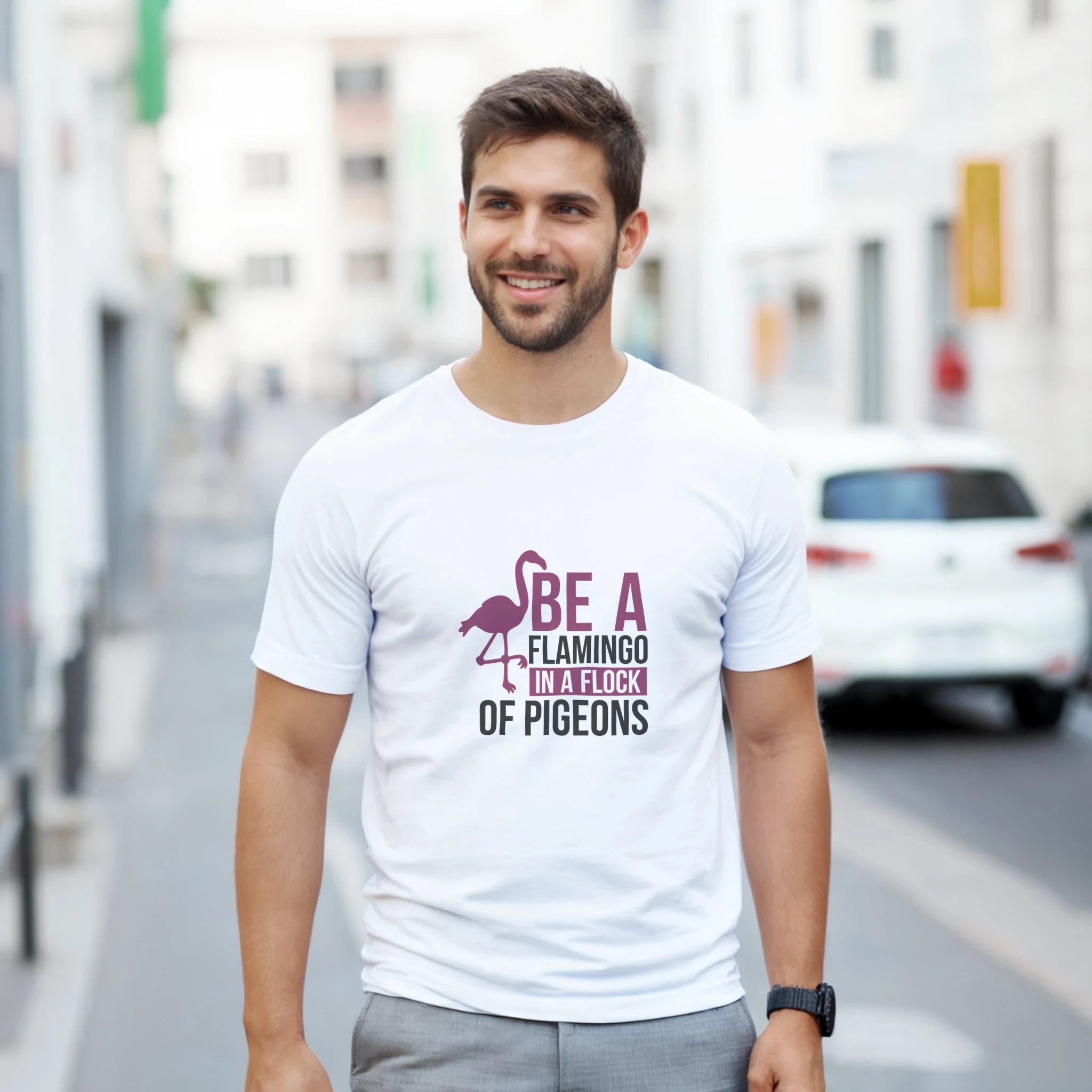 Motivational Flamingo Unisex T-Shirt | Gallory Hive