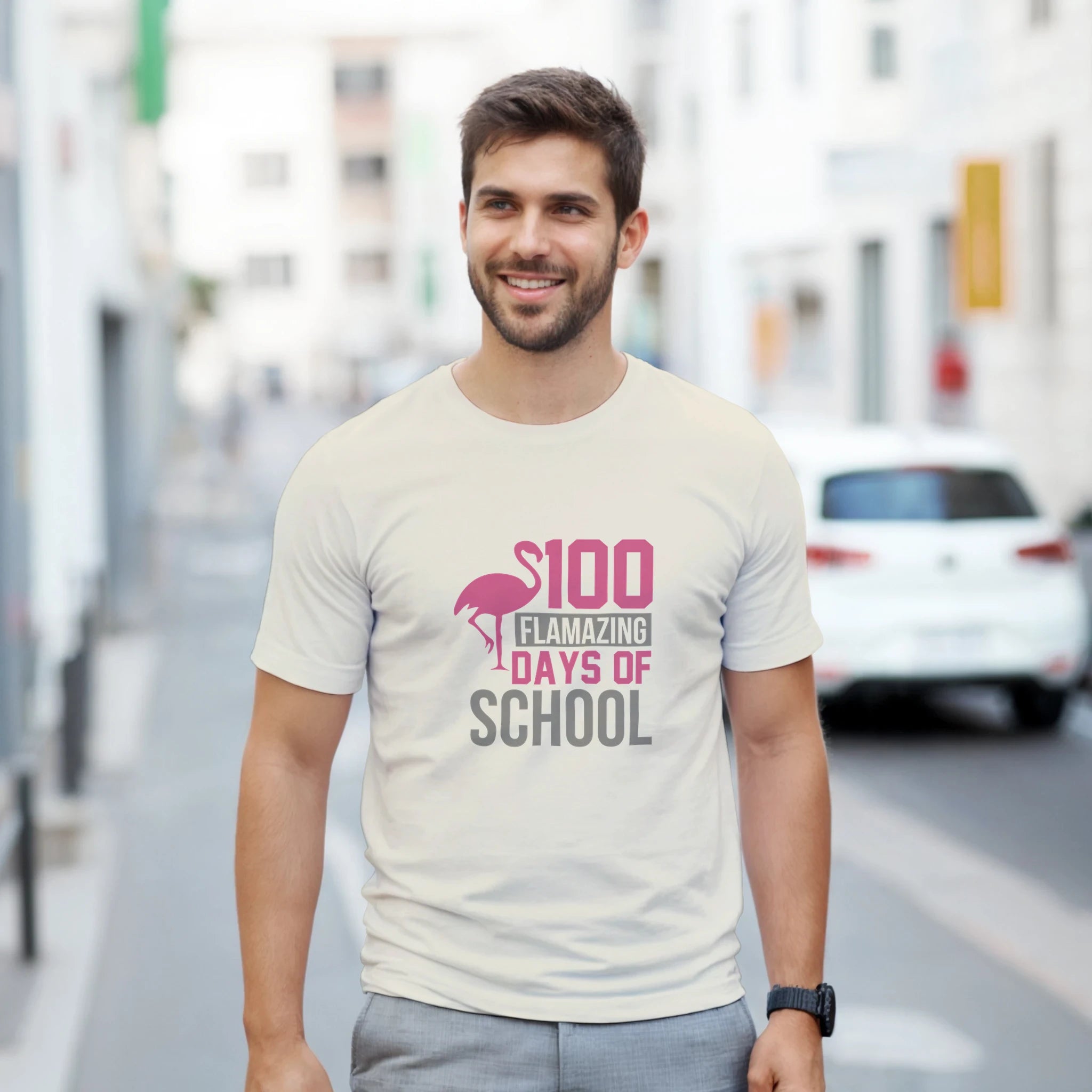 Flamingo Unisex Crewneck T-Shirt