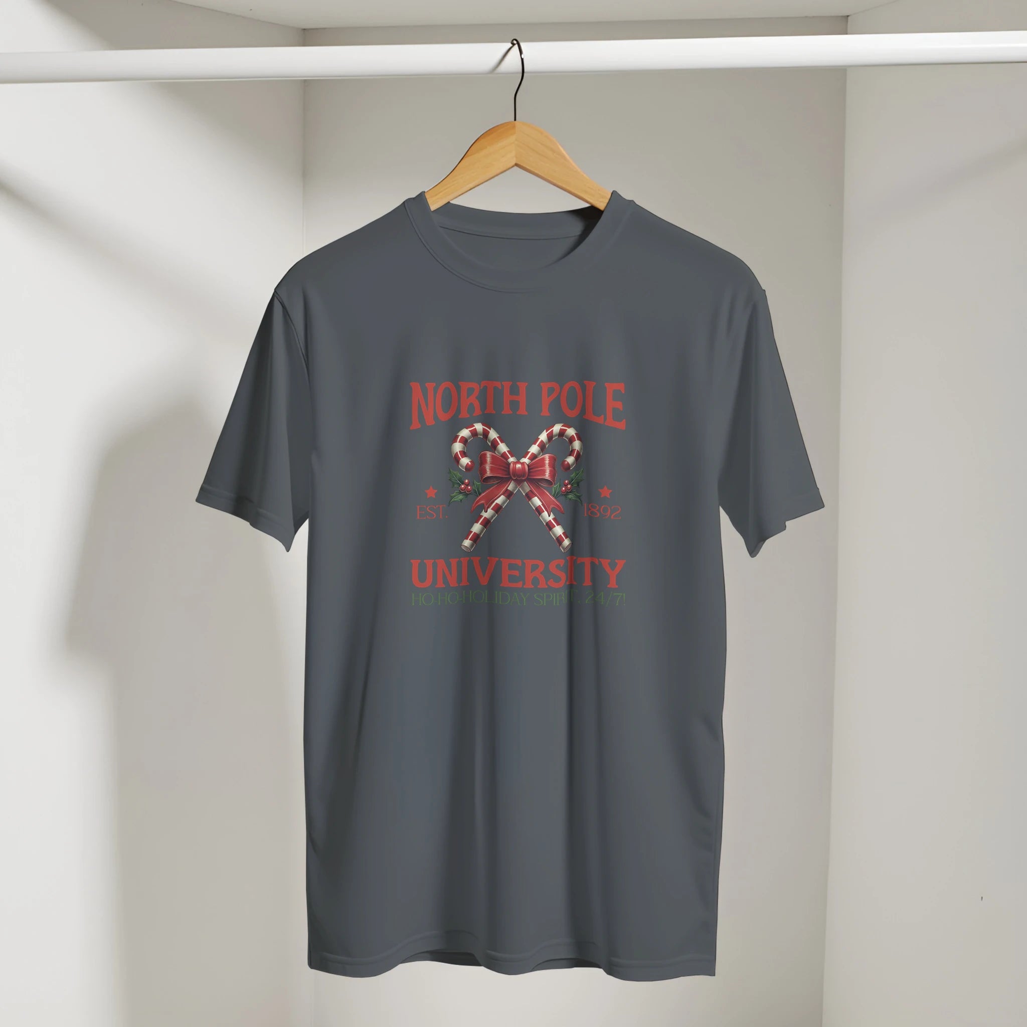 North Pole University Christmas T-Shirt | Gallory Hive